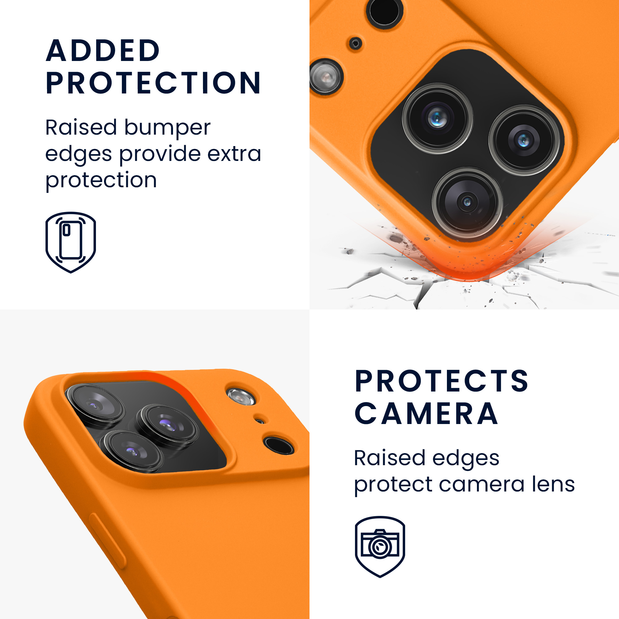 Pouzdro pro Apple iPhone 18 Pro / iPhone 17 Pro kwmobile tenké ochranné silikonové - ovocná oranžová