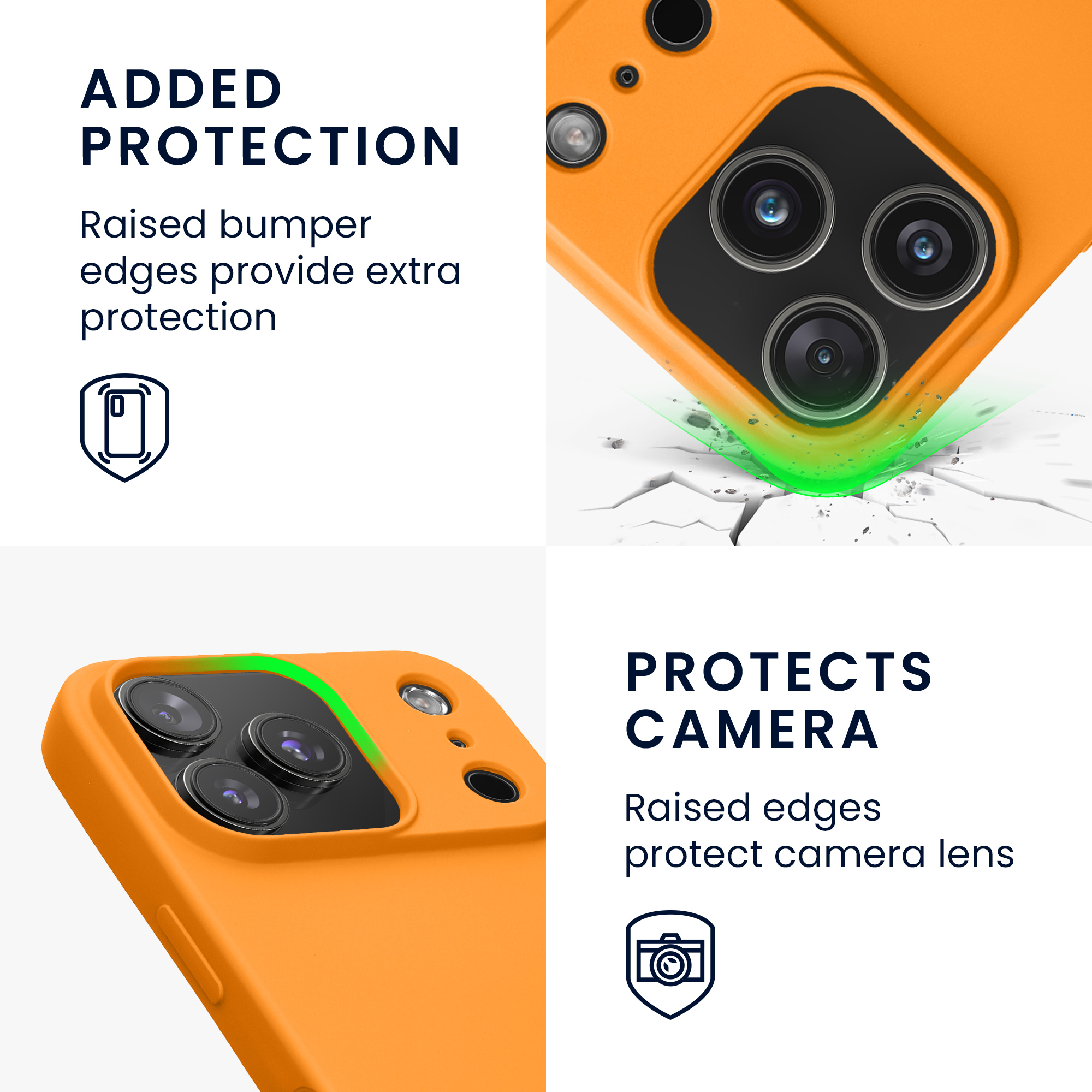 Pouzdro pro Apple iPhone 18 Pro Max / iPhone 17 Pro Max kwmobile tenké ochranné silikonové - ovocná oranžová