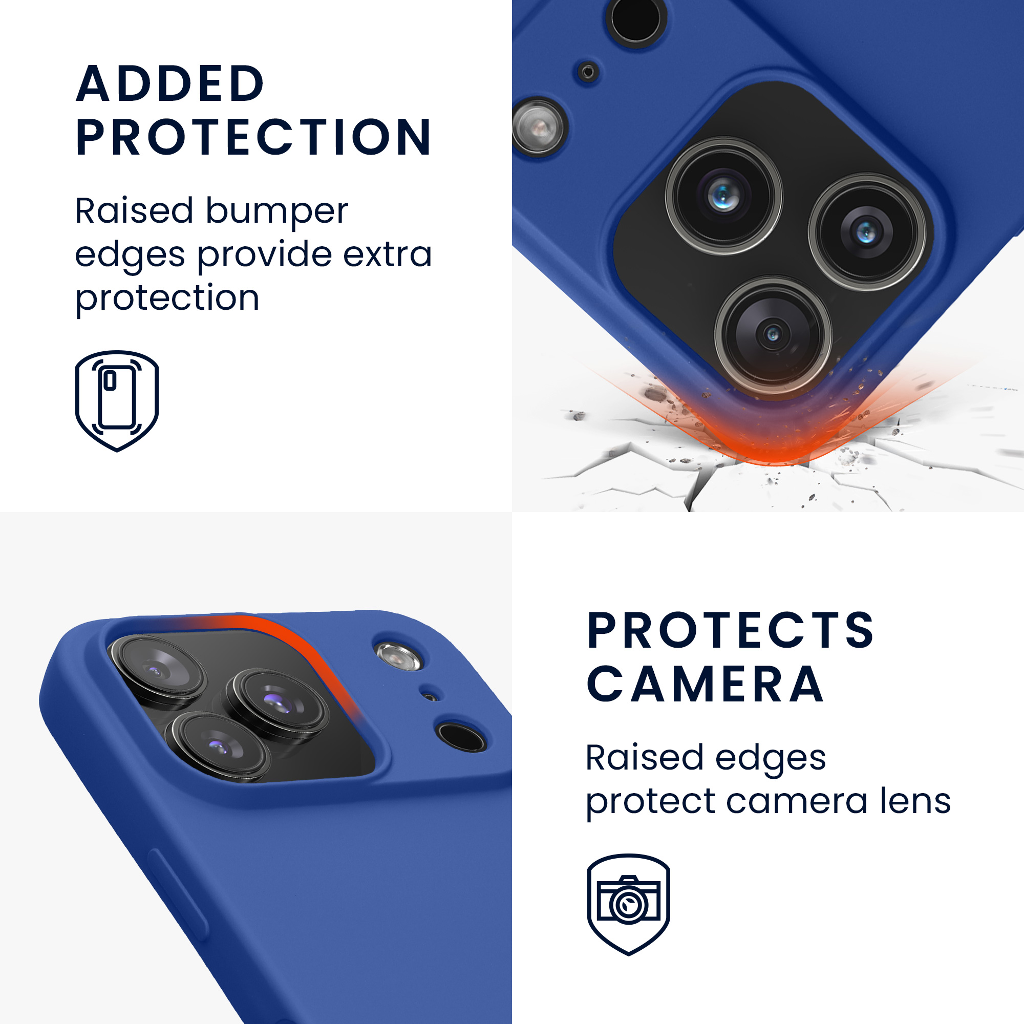 Pouzdro pro Apple iPhone 18 Pro Max / iPhone 17 Pro Max kwmobile tenké ochranné silikonové - baltská modrá