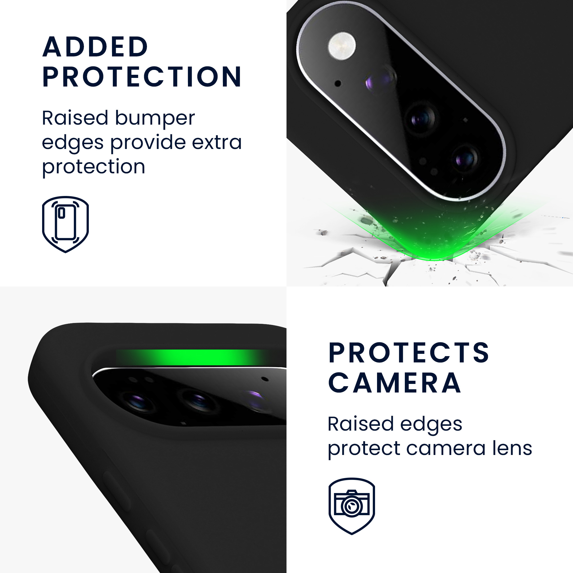 Pouzdro pro Google Pixel 11 / Pixel 11 Pro kwmobile silikonové - černá
