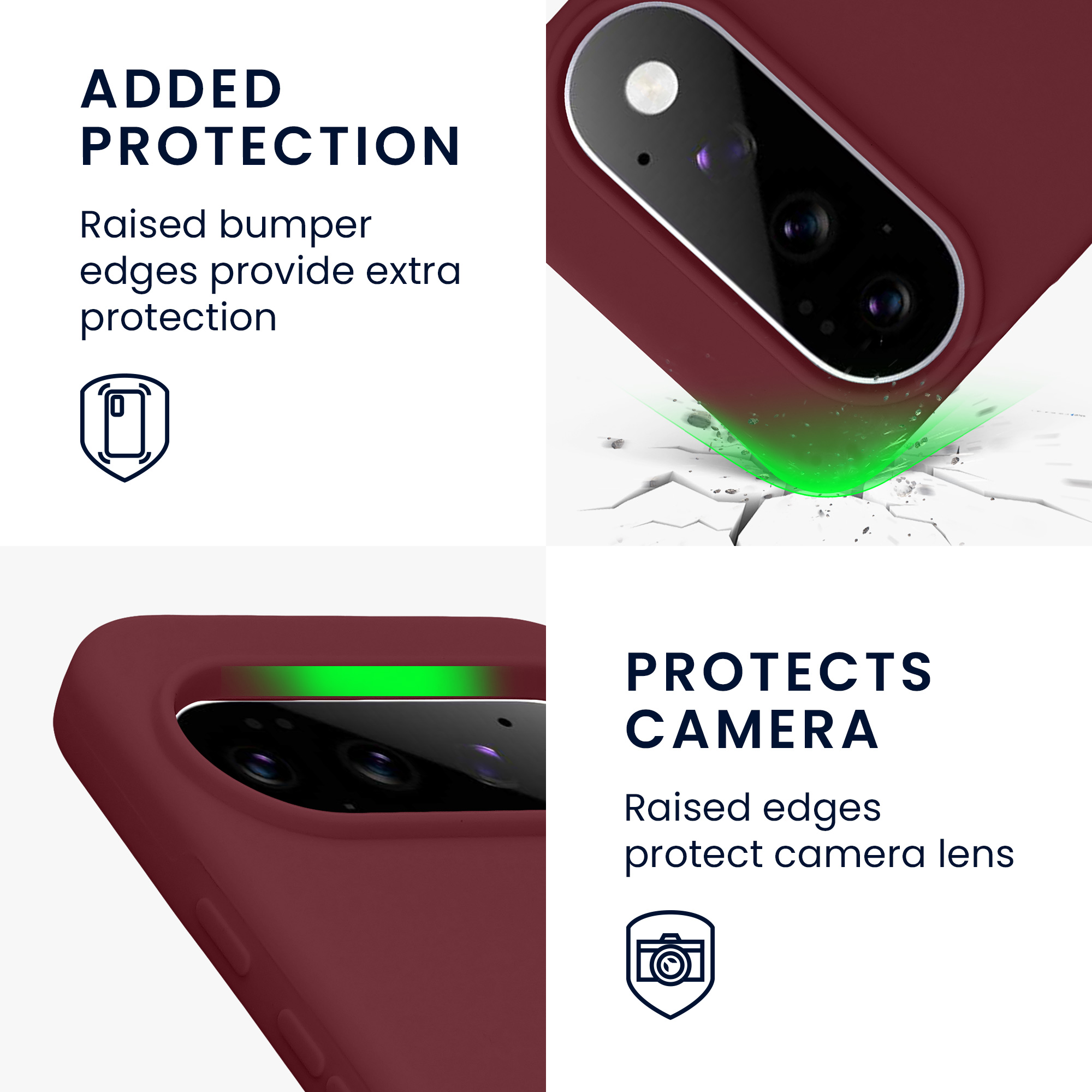 Pouzdro pro Google Pixel 11 / Pixel 11 Pro kwmobile silikonové - vínově fialová