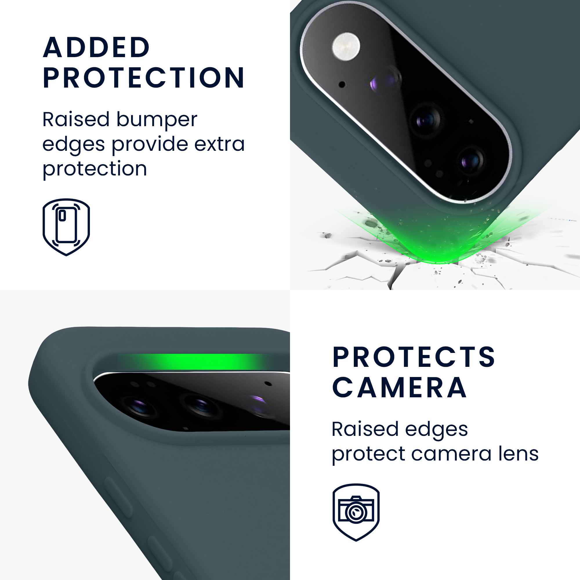 Pouzdro pro Google Pixel 11 / Pixel 11 Pro kwmobile silikonové - tmavá antracitová