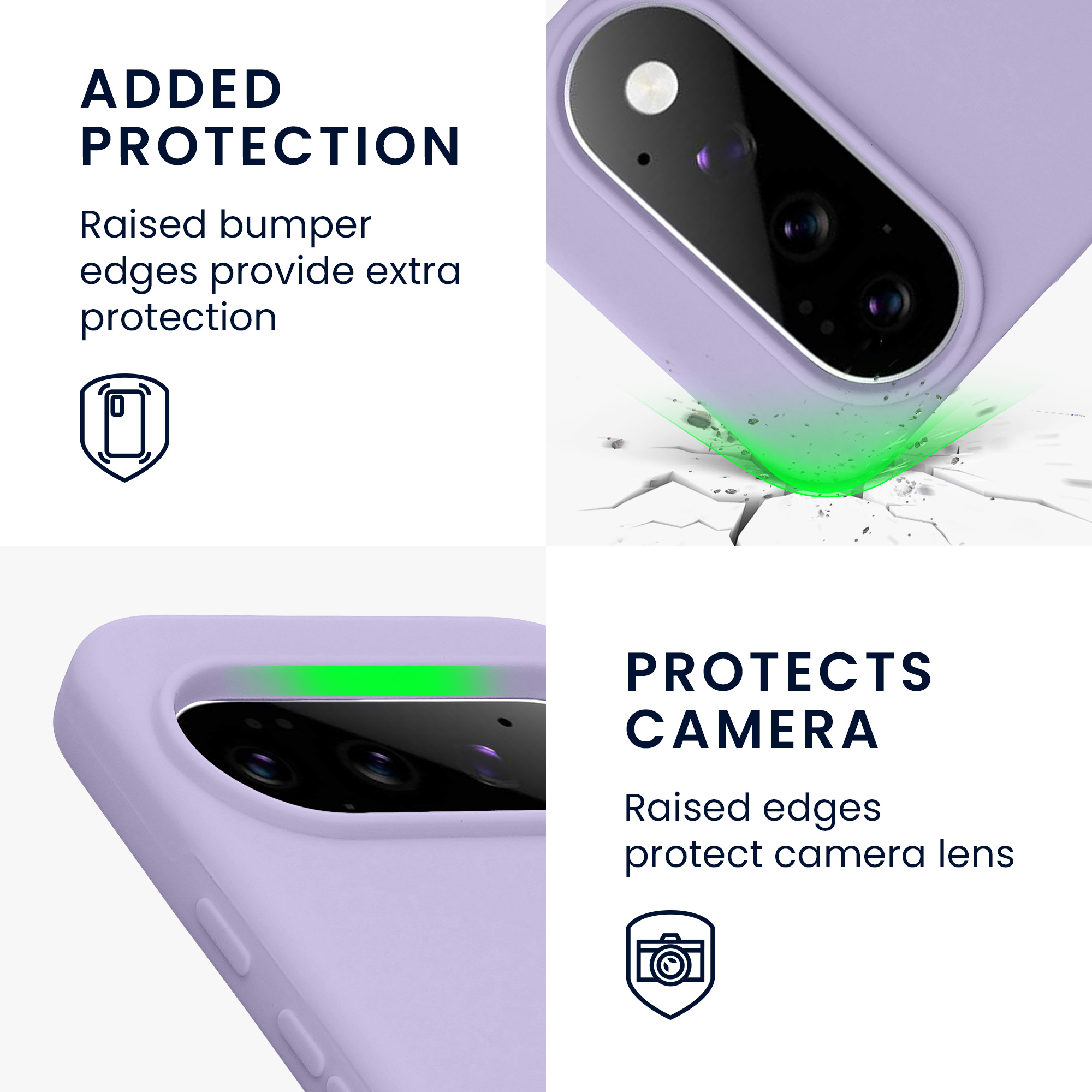 Pouzdro pro Google Pixel 11 / Pixel 11 Pro kwmobile silikonové - levandulová