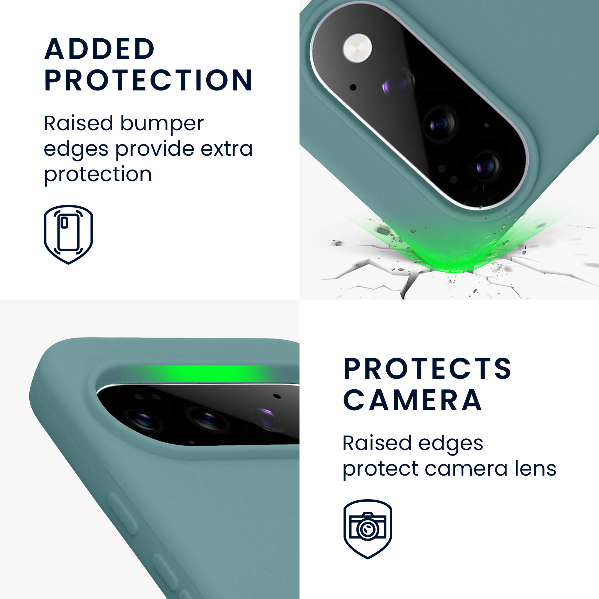 Pouzdro pro Google Pixel 11 / Pixel 11 Pro kwmobile silikonové - arktická noc
