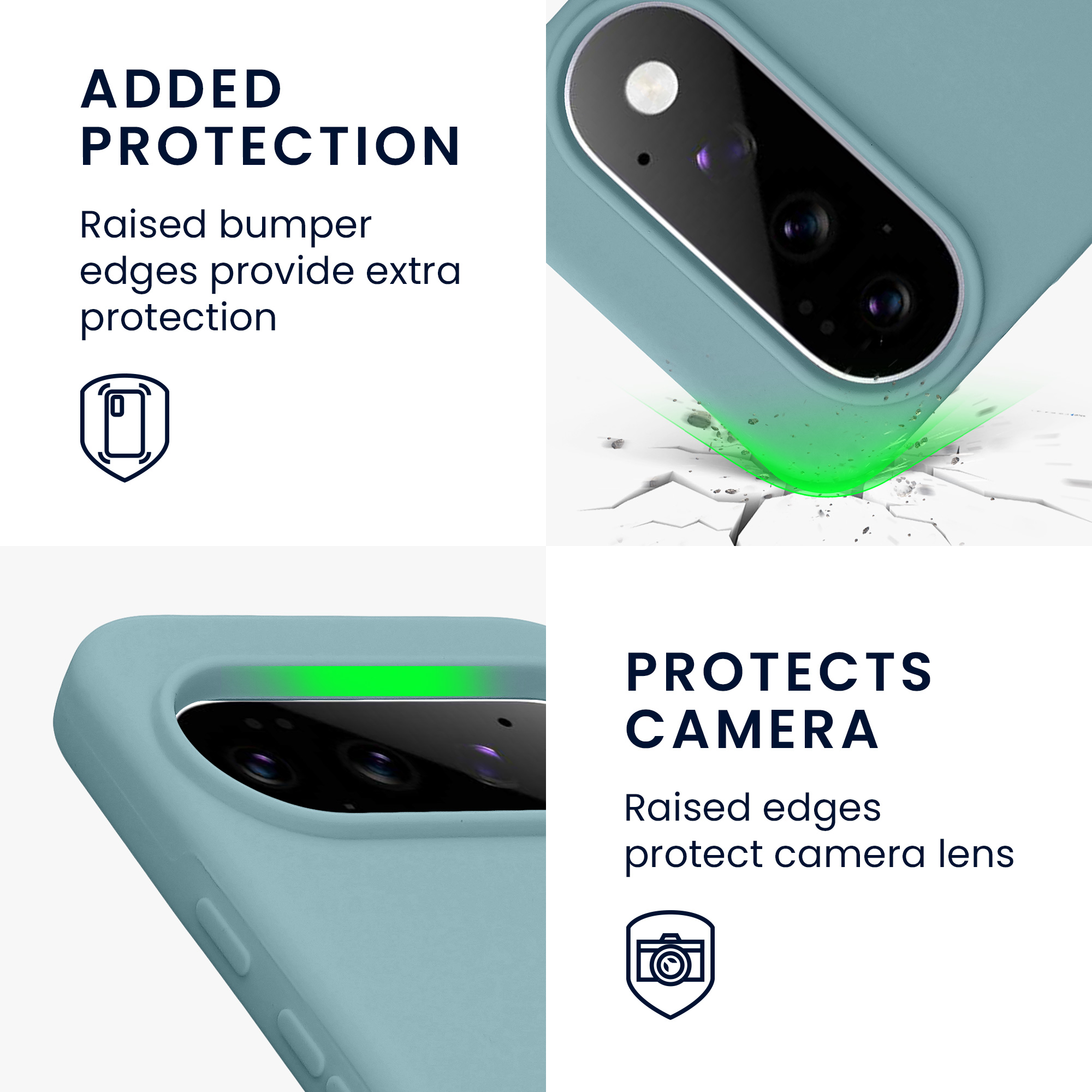 Pouzdro pro Google Pixel 11 / Pixel 11 Pro kwmobile silikonové - antický kámuži