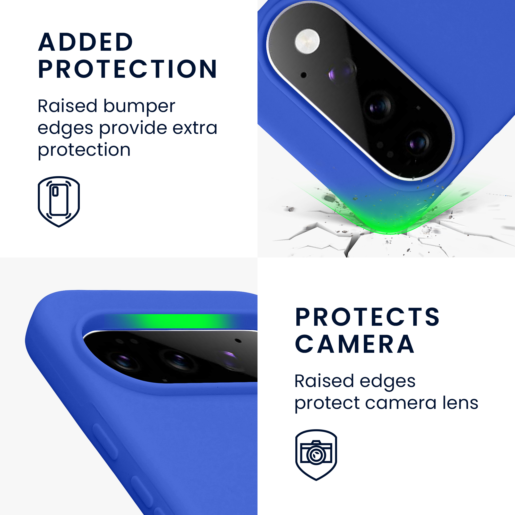 Pouzdro pro Google Pixel 11 / Pixel 11 Pro kwmobile silikonové - baltská modrá