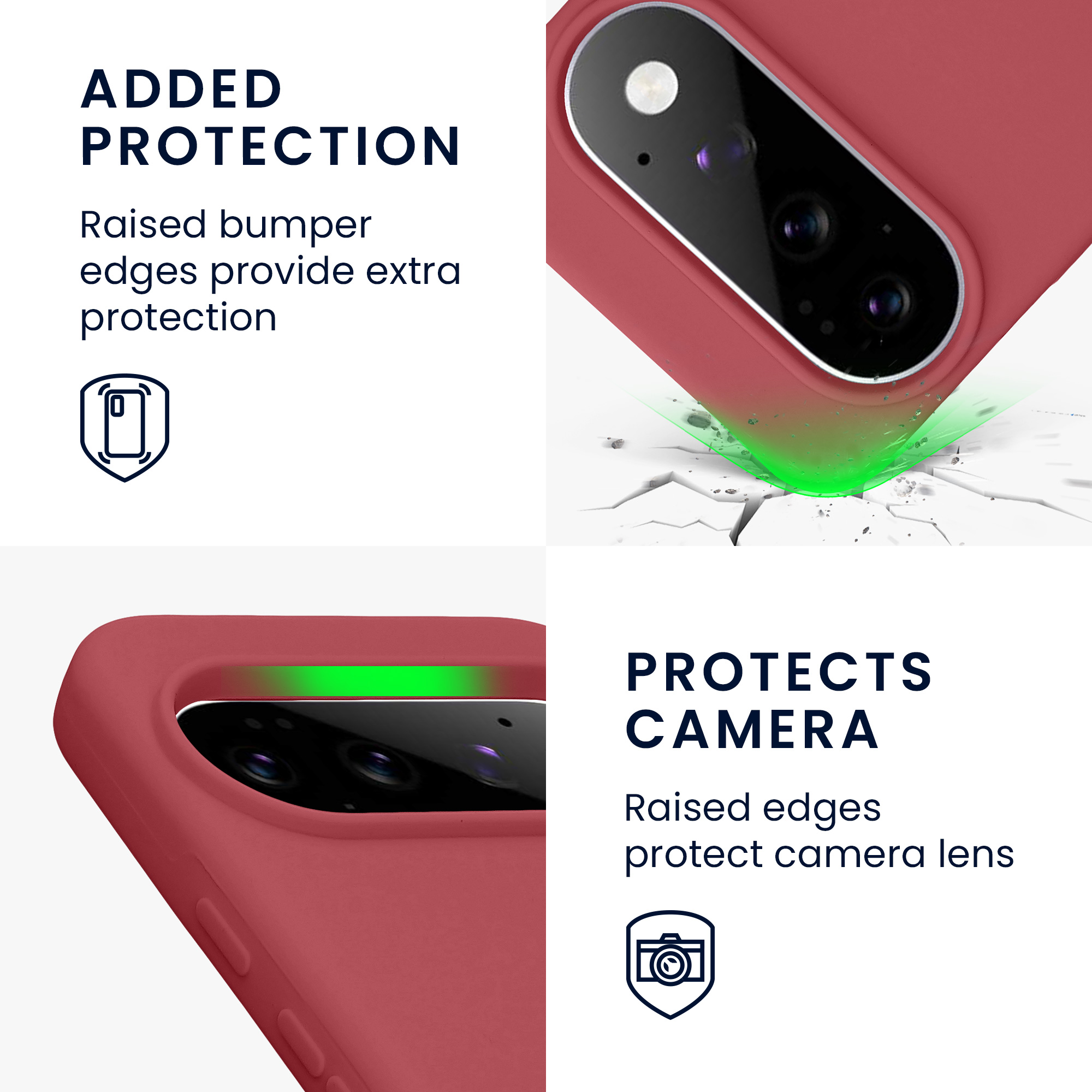 Pouzdro pro Google Pixel 11 / Pixel 11 Pro kwmobile silikonové - tmavě starorůžová