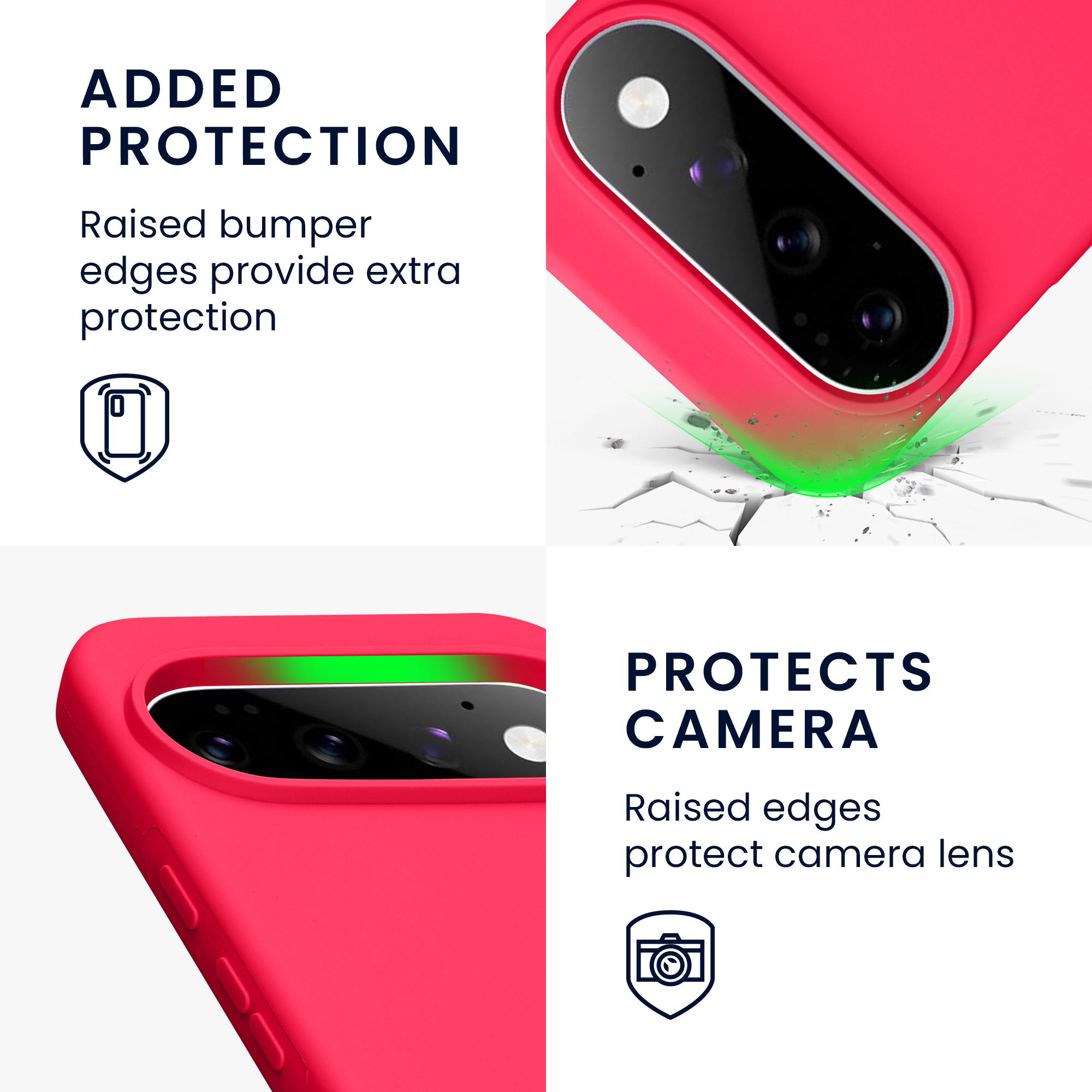 Pouzdro pro Google Pixel 11 Pro XL kwmobile silikonové - neonově růžová