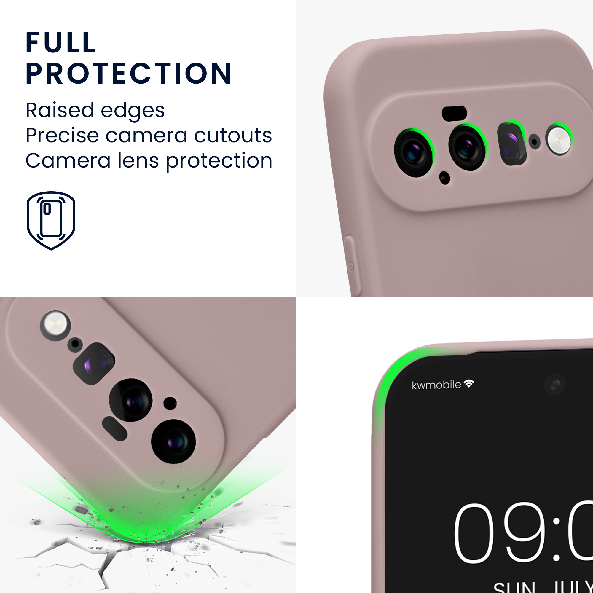 Pouzdro pro Google Pixel 11 kwmobile tenké TPU - světle lila