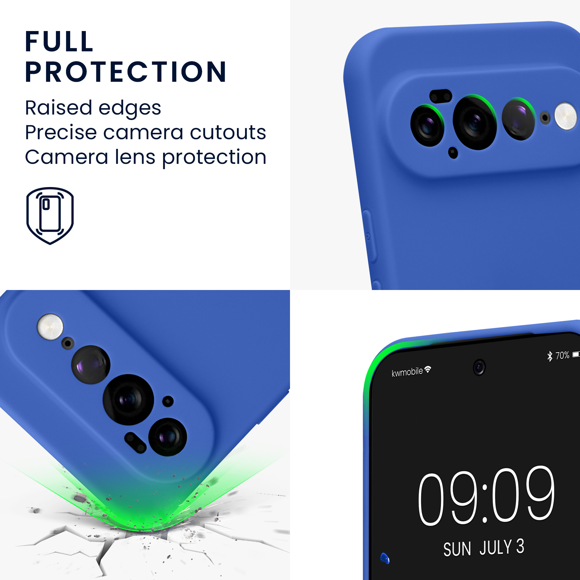 Pouzdro pro Google Pixel 11 Pro XL kwmobile tenké TPU - baltská modrá