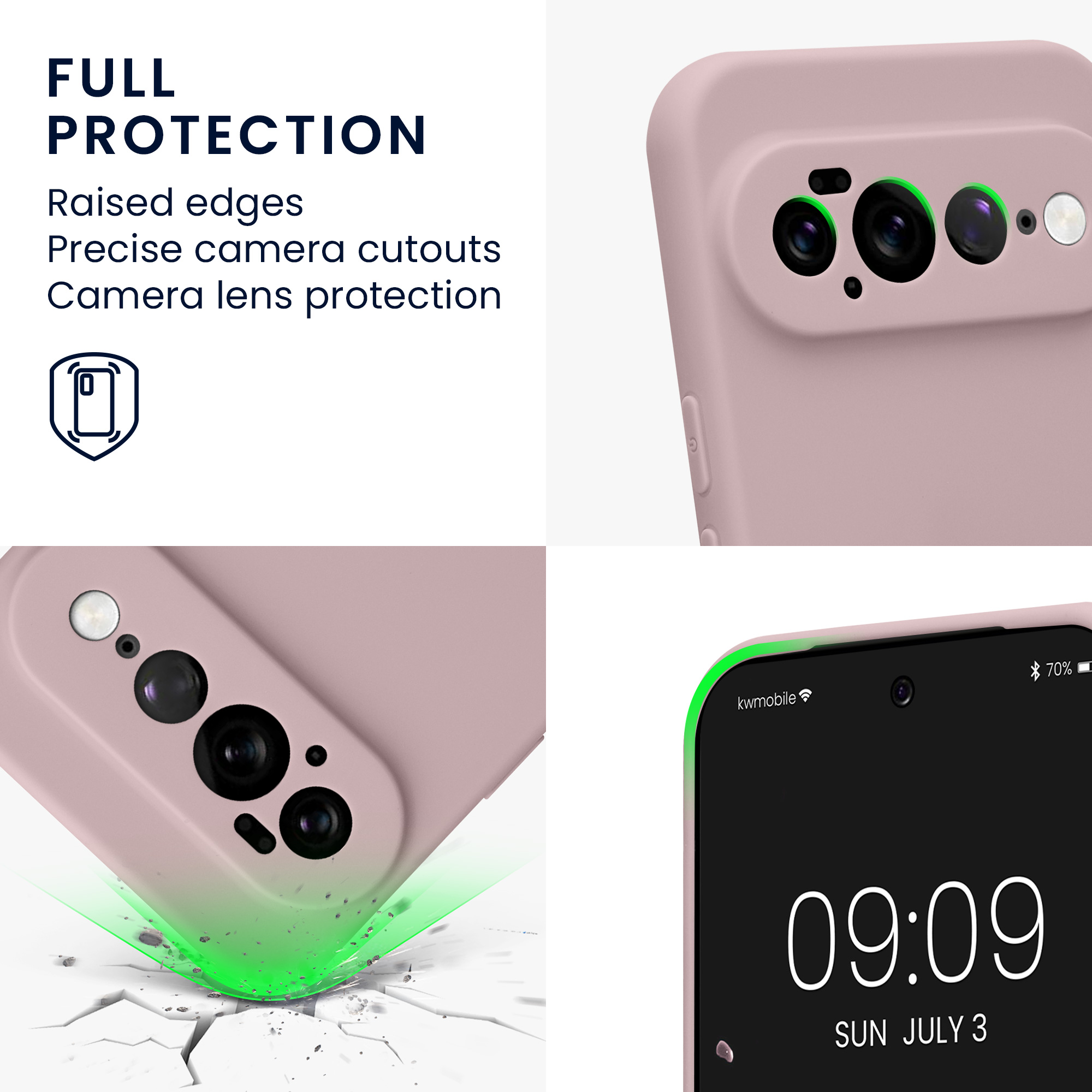 Pouzdro pro Google Pixel 11 Pro XL kwmobile tenké TPU - světle lila