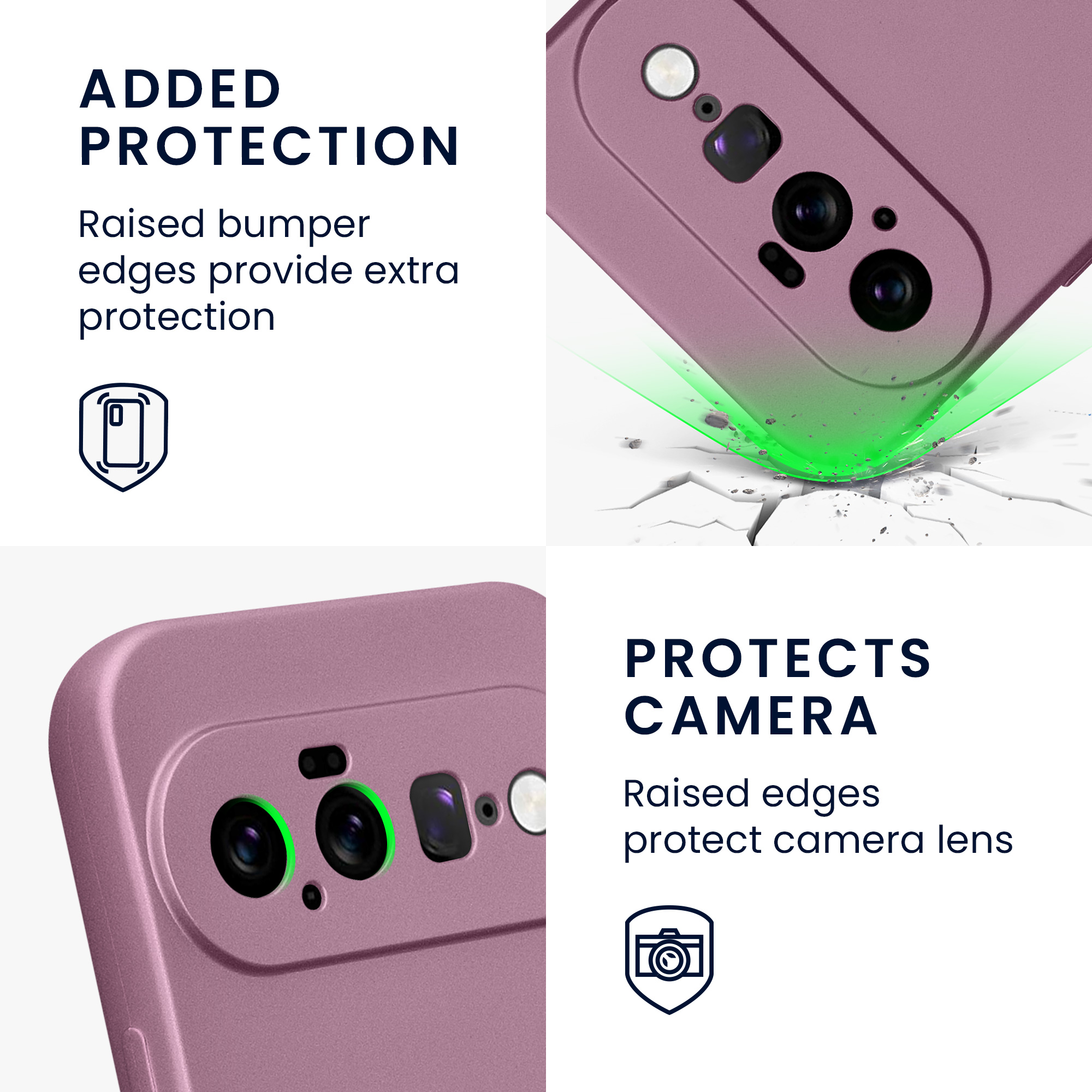 Pouzdro pro Google Pixel 11 kwmobile metalické TPU - metalická levandulová