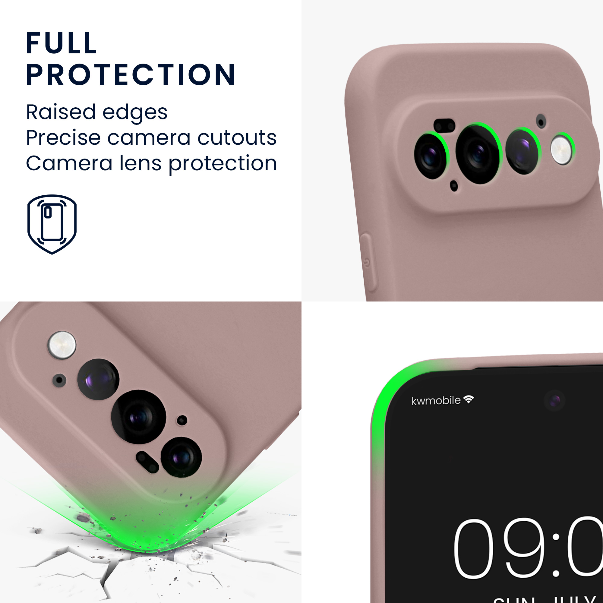 Pouzdro pro Google Pixel 11 Pro kwmobile tenké TPU - světle lila