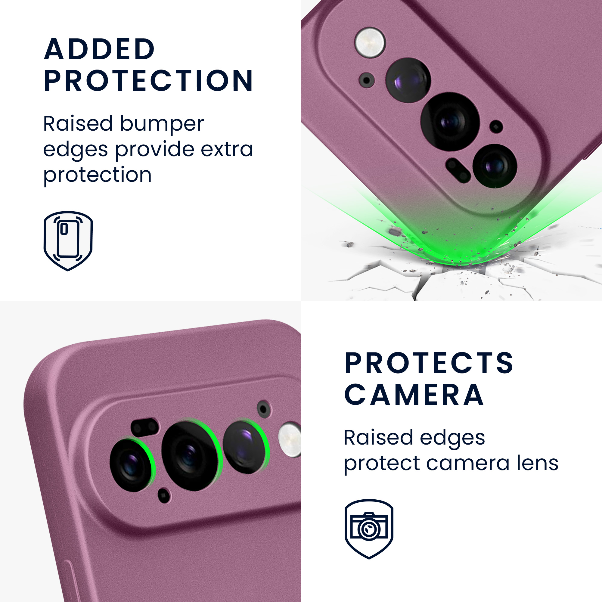 Pouzdro pro Google Pixel 11 Pro kwmobile metalické TPU - metalická levandulová