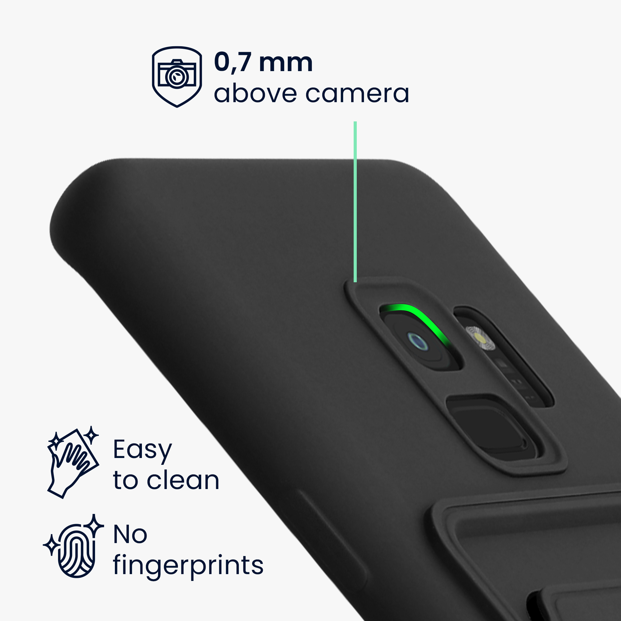 Kryt na mobil Samsung Galaxy S9 kwmobile černá