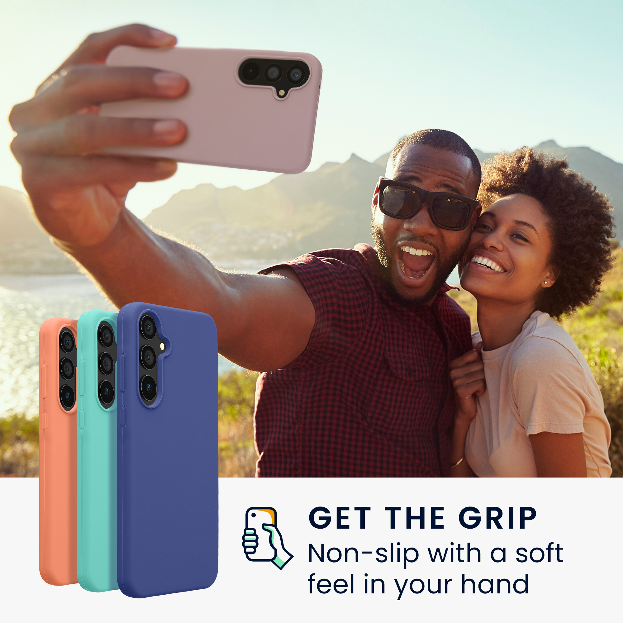 Kryt na mobil Samsung Galaxy A55 5G kwmobile TPU Nahá lila