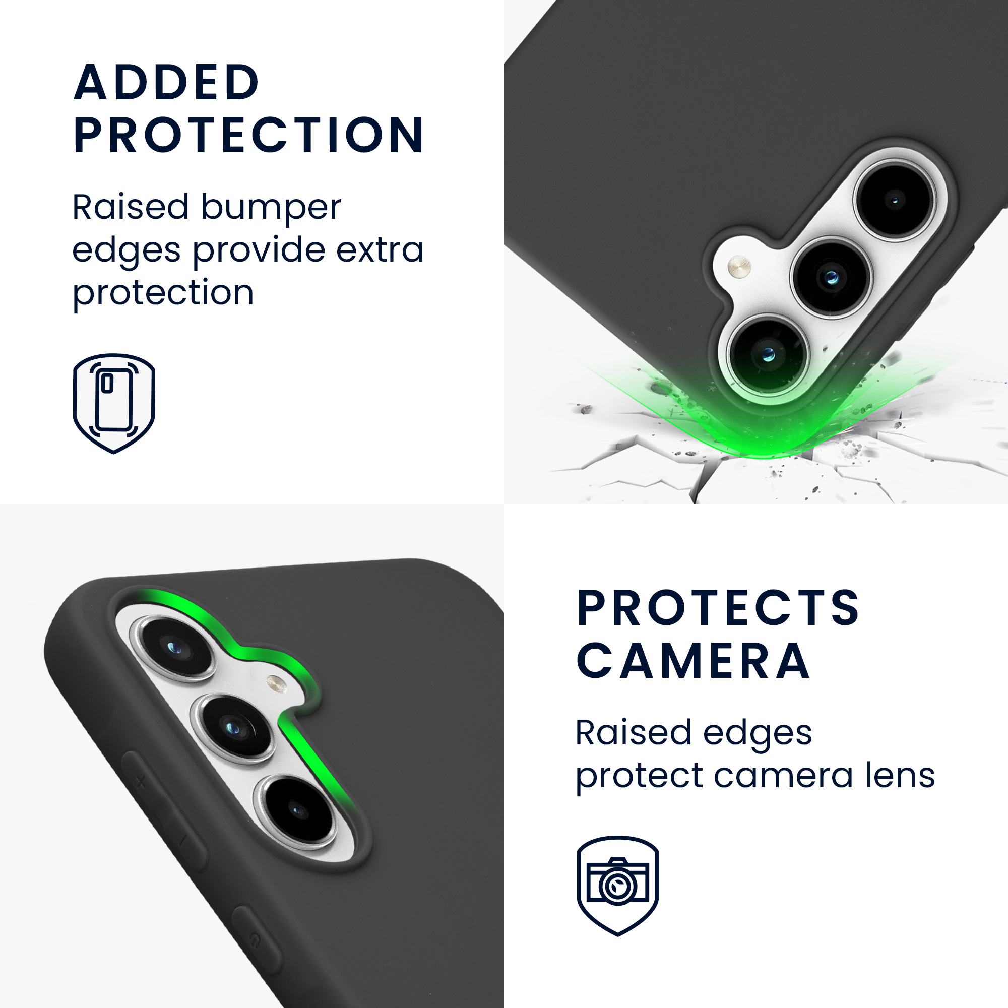 Pouzdro pro Samsung Galaxy A55 5G kwmobile TPU - tmavě šedá