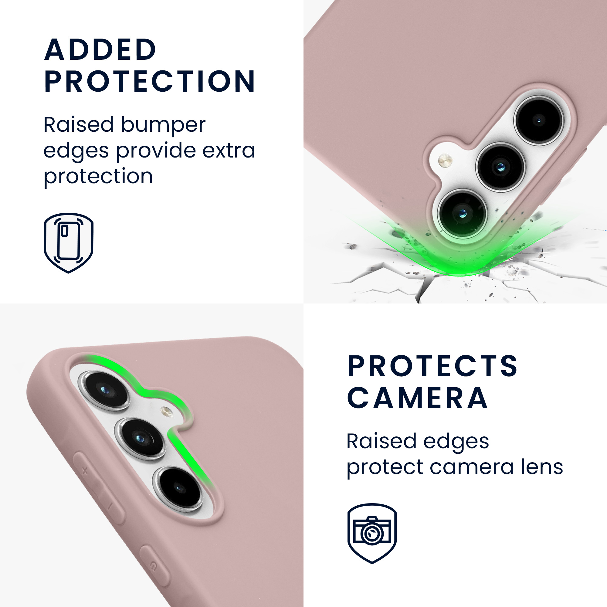 Pouzdro pro Samsung Galaxy A55 5G kwmobile TPU - světle lila