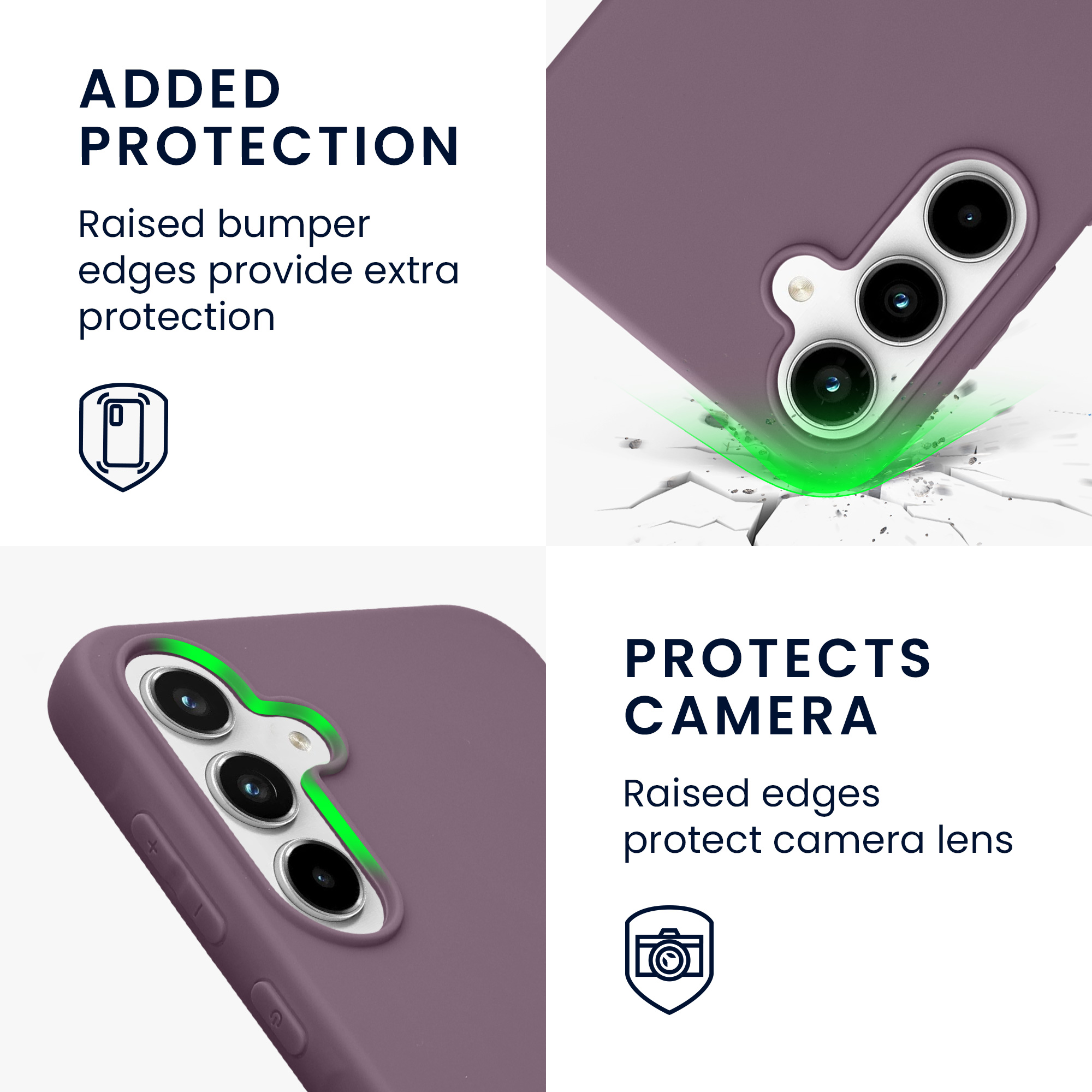 Pouzdro pro Samsung Galaxy A55 5G kwmobile TPU - pastelová kosatcová
