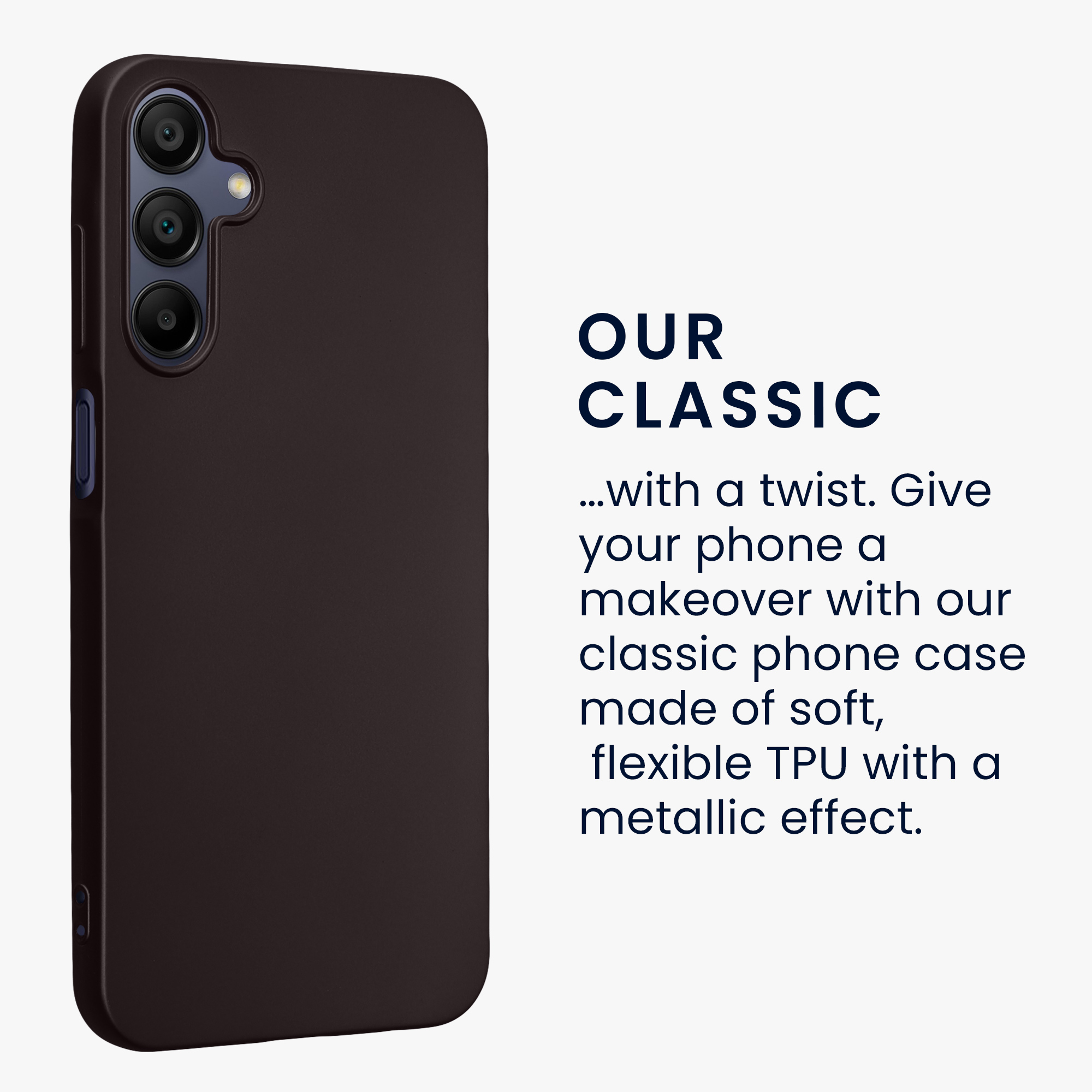 Kryt na mobil Samsung Galaxy A15 5G kwmobile TPU metalický Metalická ostružinová