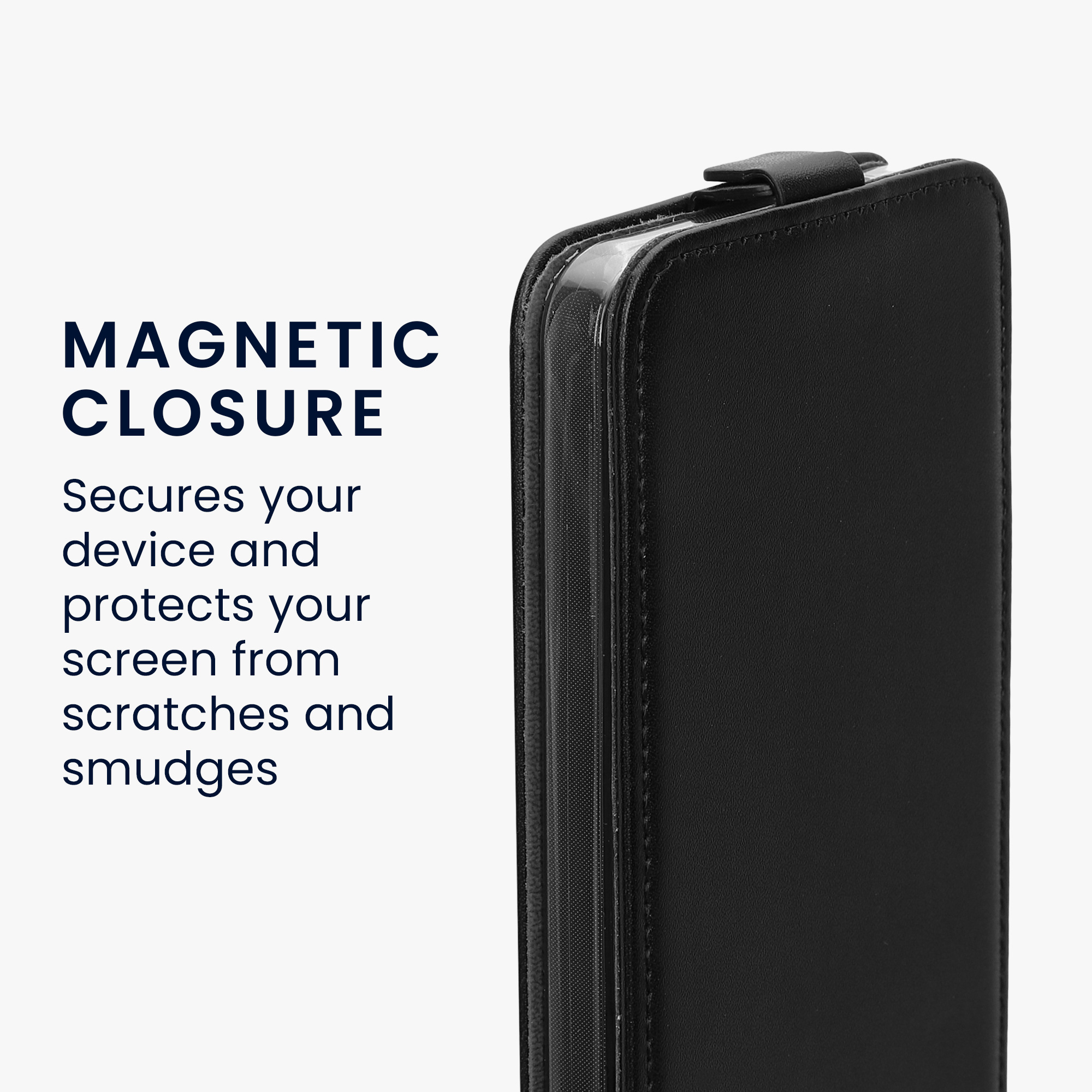 Flip pouzdro Samsung Galaxy A15 5G kwmobile PU kůže vertikální s magnetem Černá