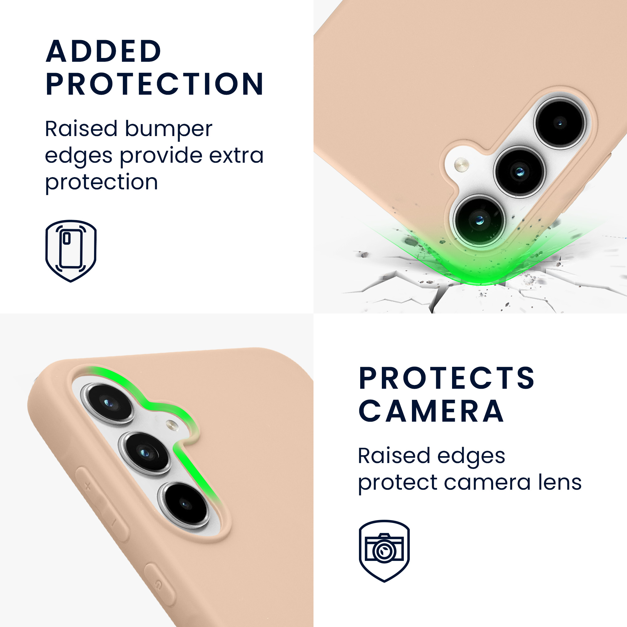 Pouzdro pro Samsung Galaxy A35 kwmobile TPU - kokosová