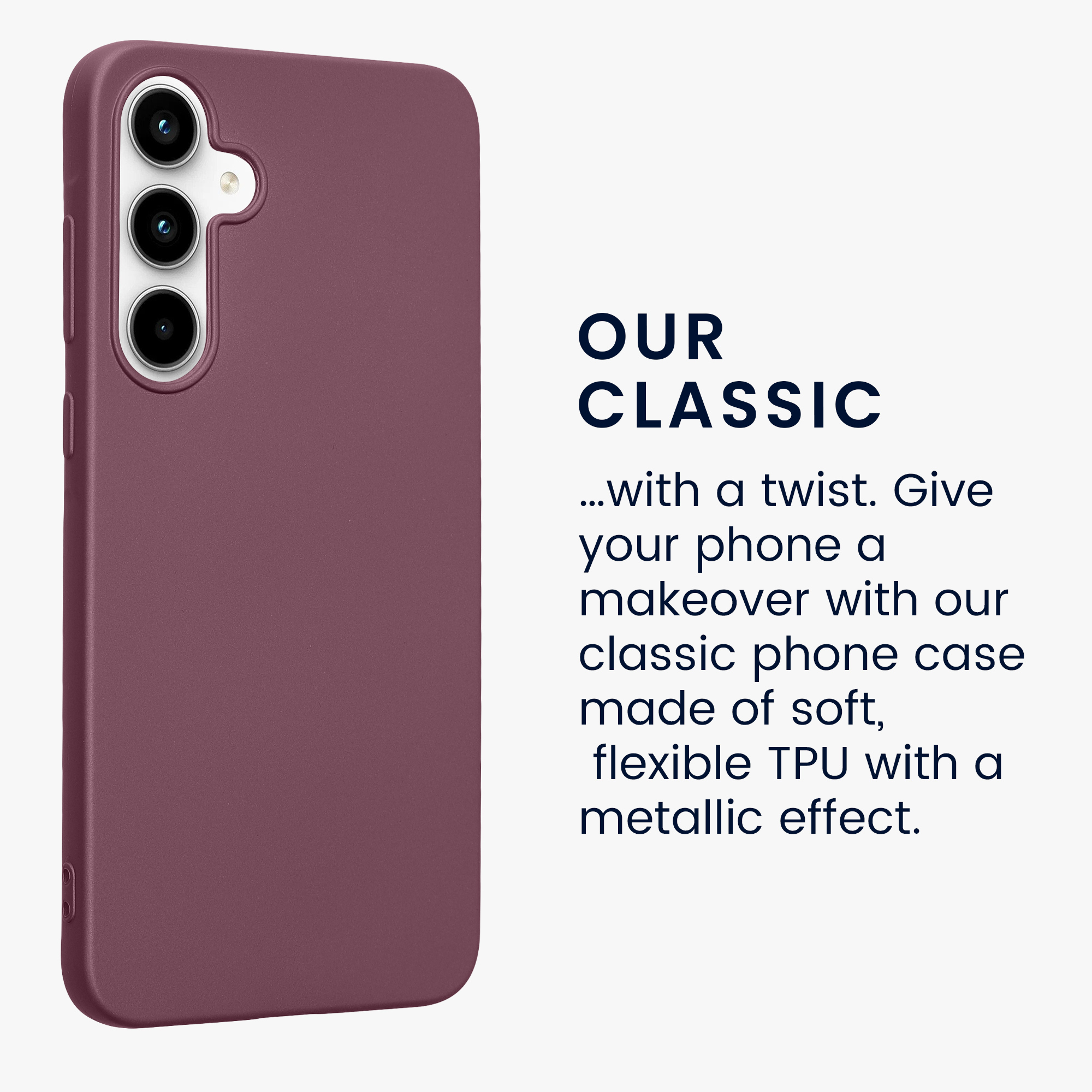 Metalický kryt na mobil Samsung Galaxy A35 kwmobile metalicky levandulový