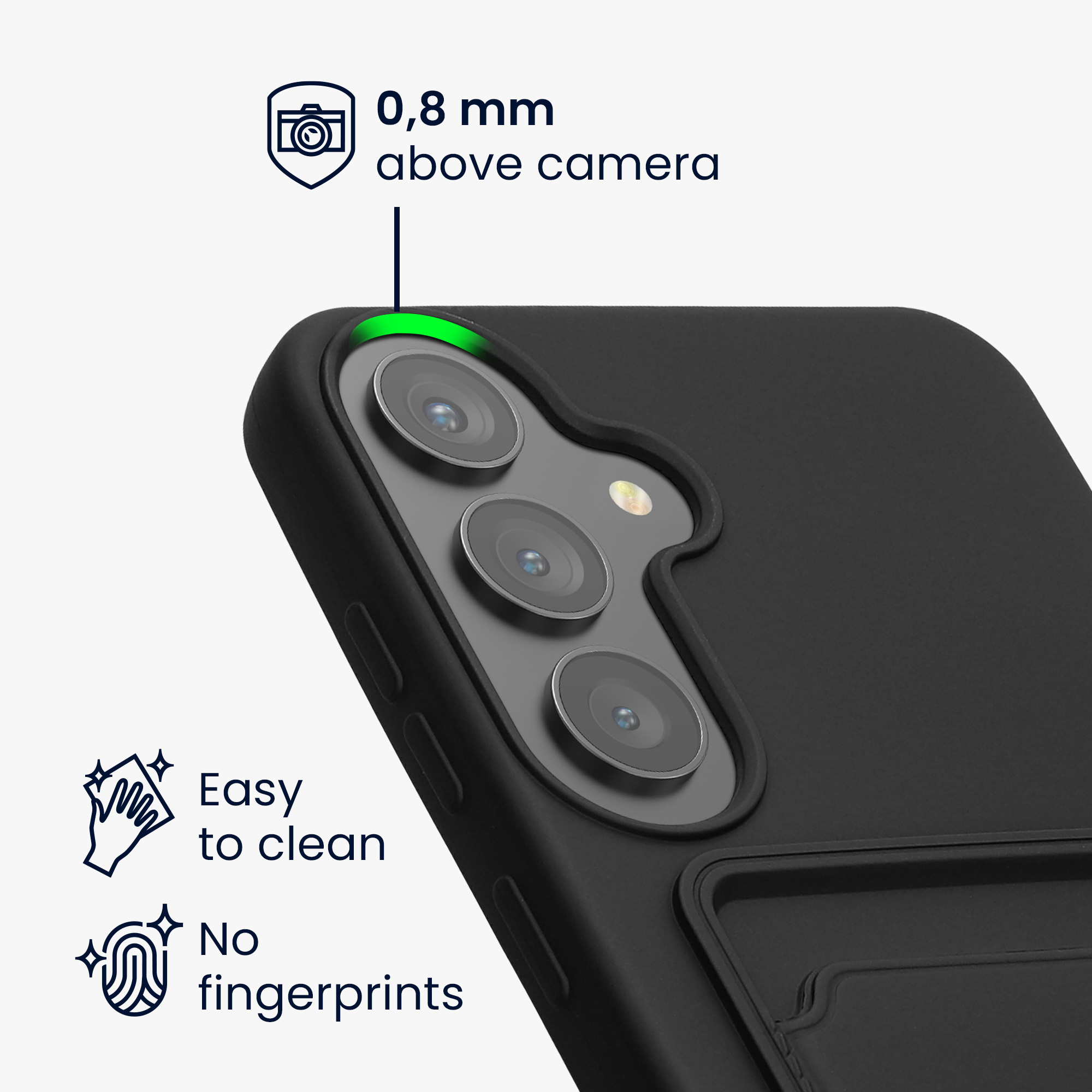 Kryt se stojánkem Samsung Galaxy S24 Plus kwmobile černá