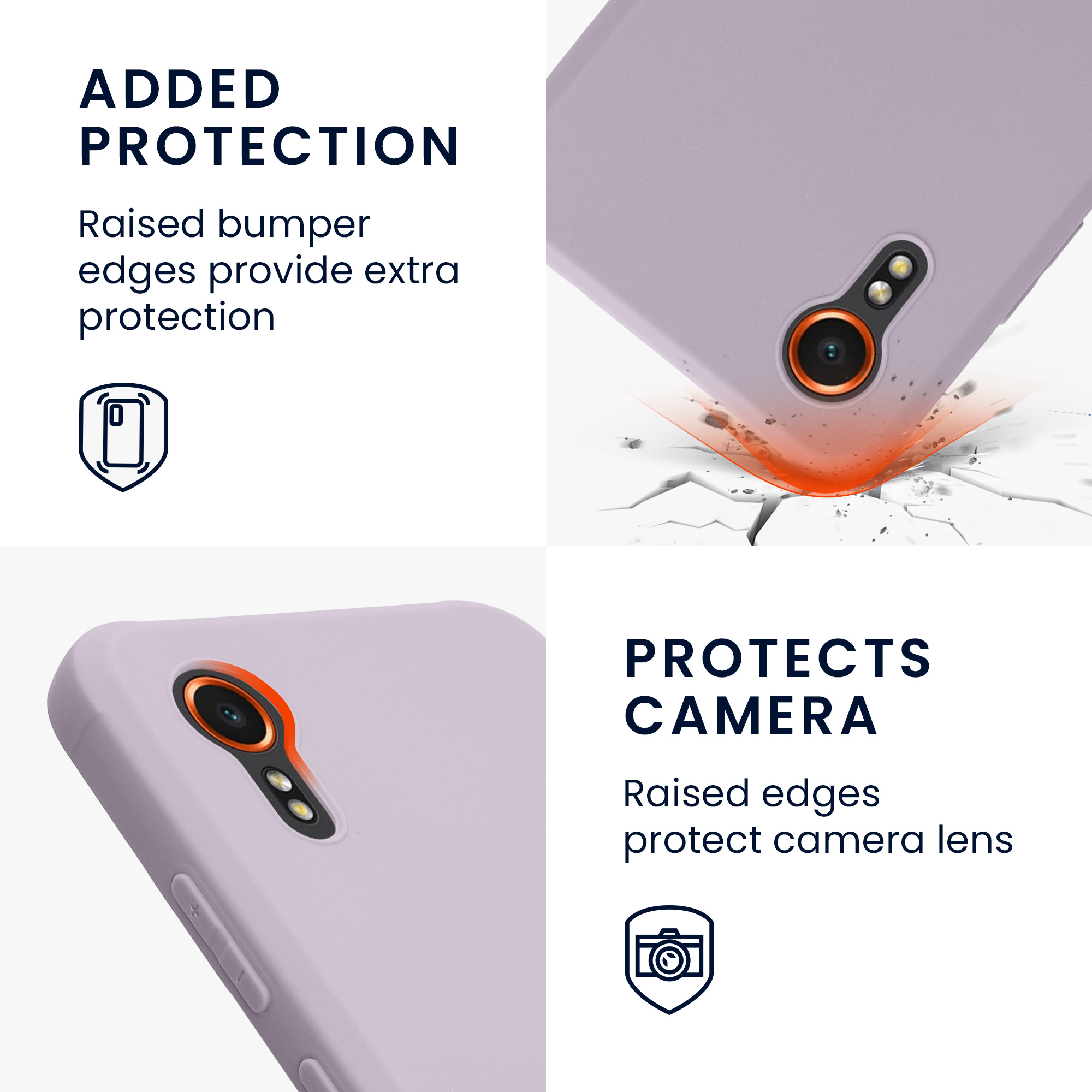 Kryt kwmobile pro Samsung Galaxy Xcover7 - levandulová