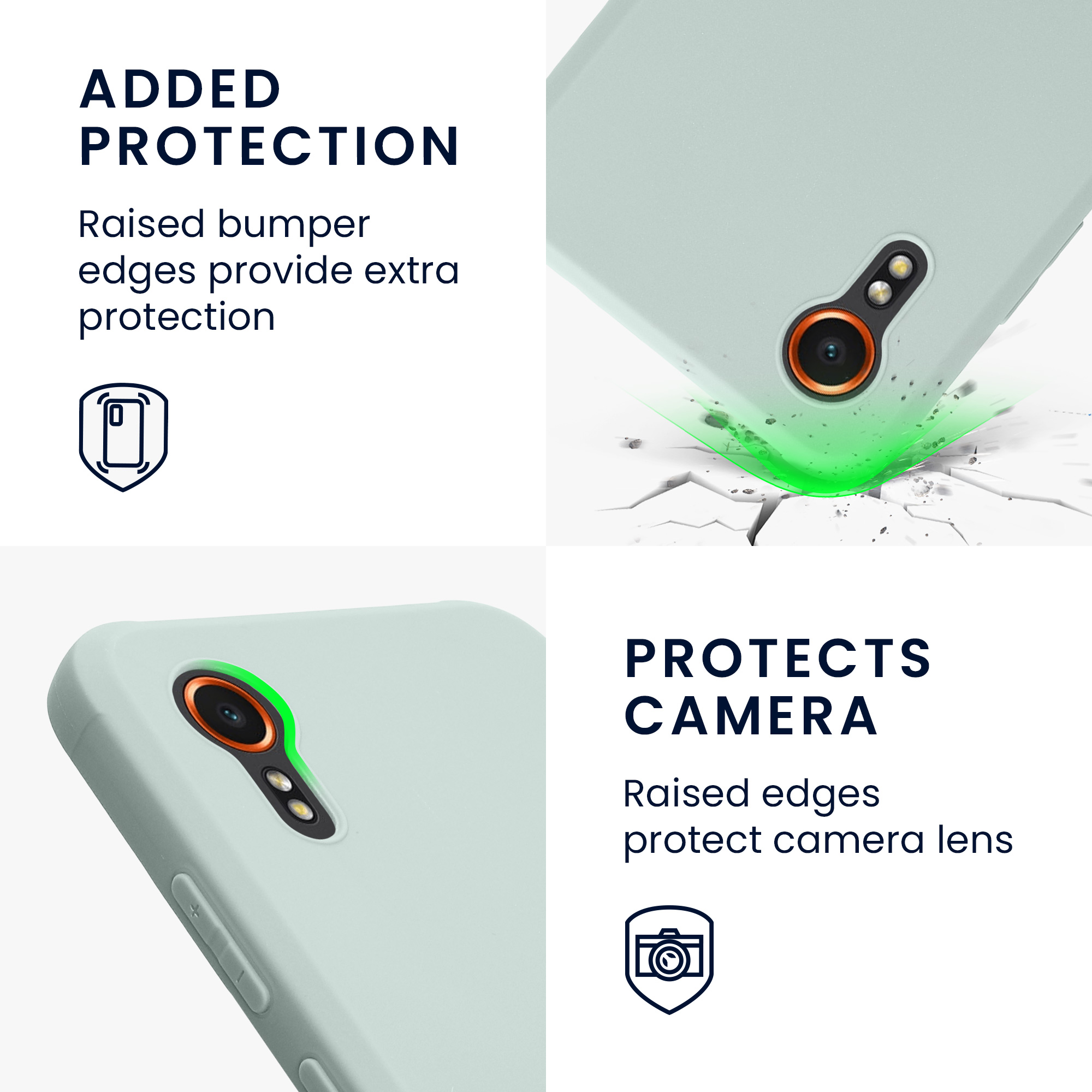 Pouzdro pro Samsung Galaxy Xcover7 kwmobile TPU - světle mátová