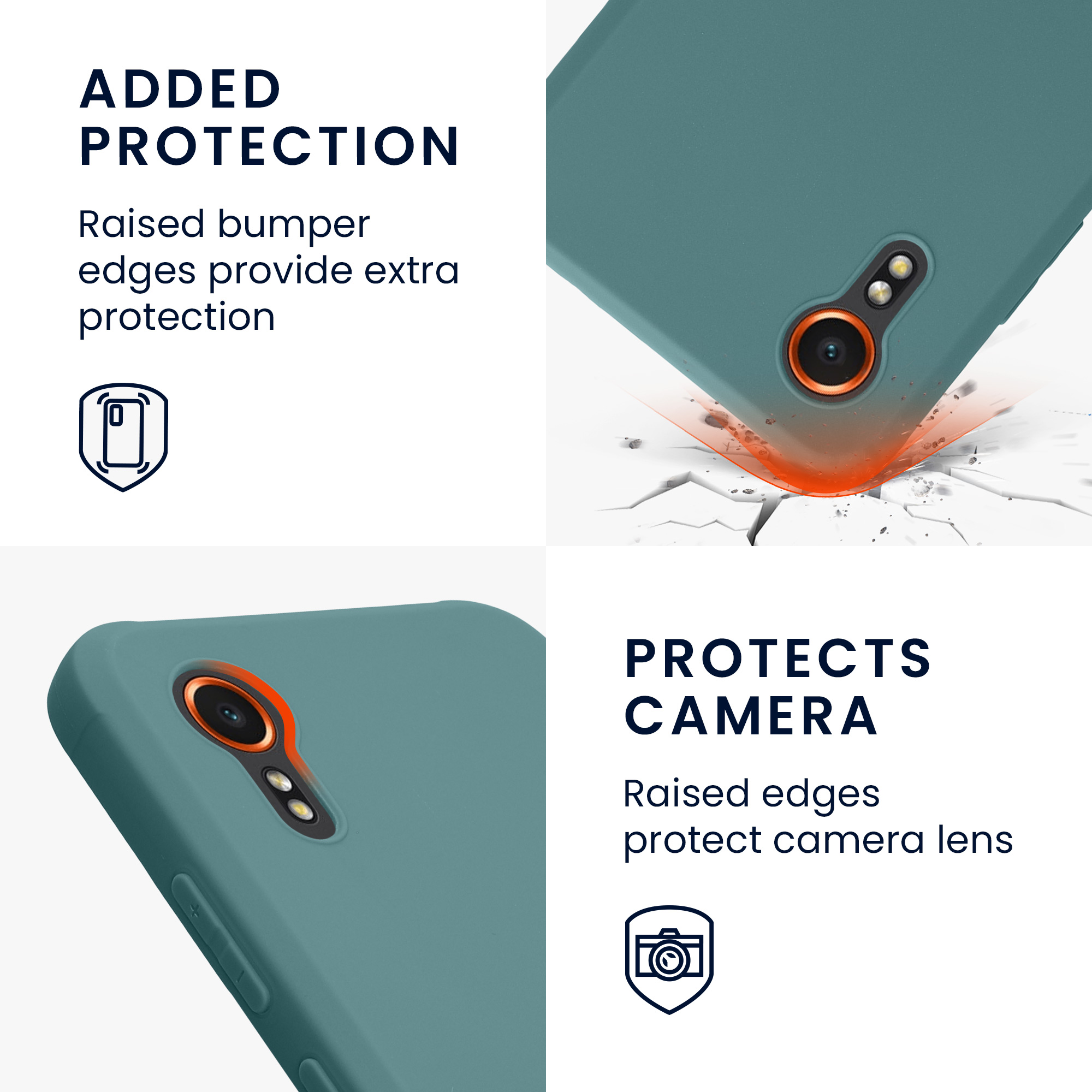 Kryt kwmobile pro Samsung Galaxy Xcover7 - Arctic Night