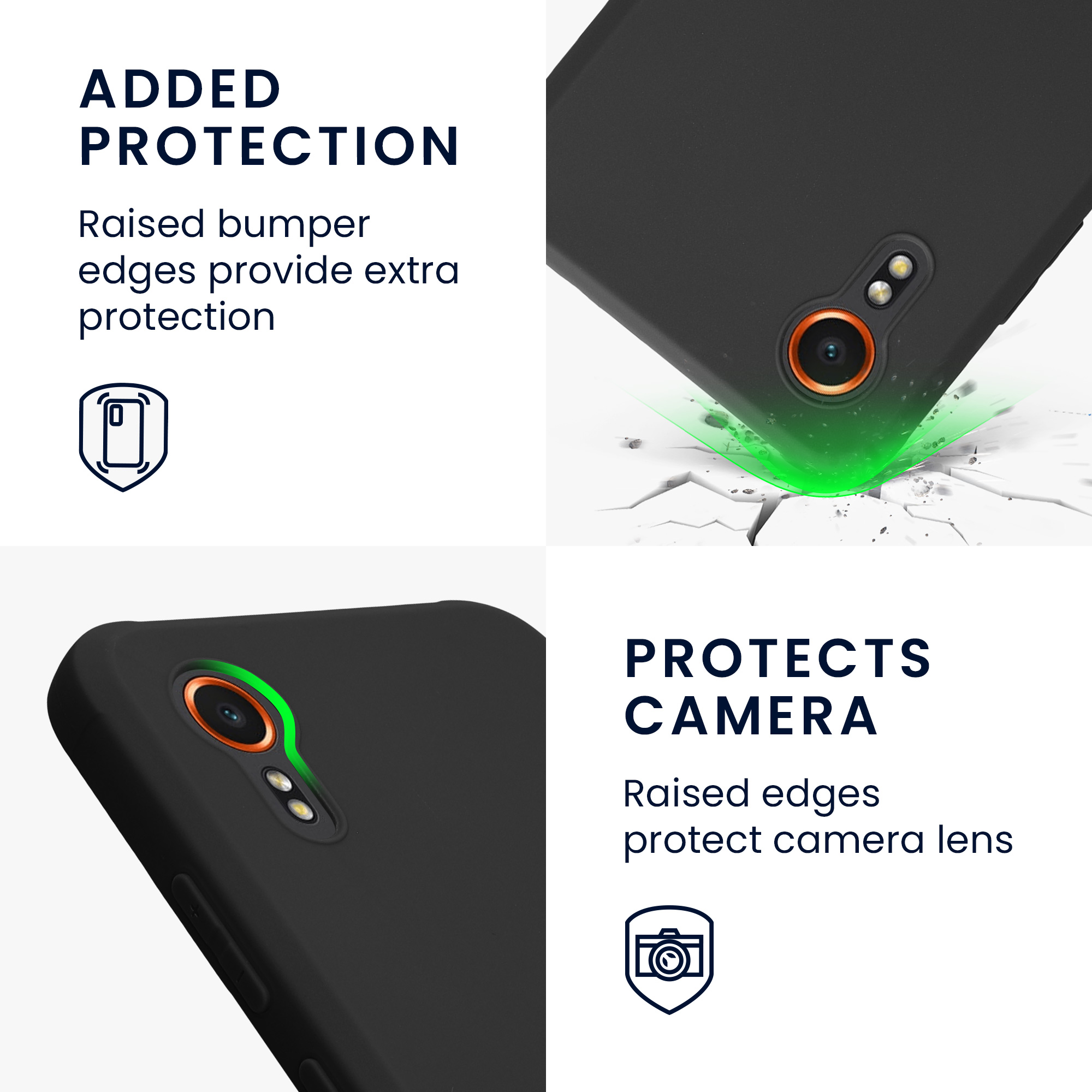 Pouzdro pro Samsung Galaxy Xcover7 kwmobile TPU - tmavě šedá