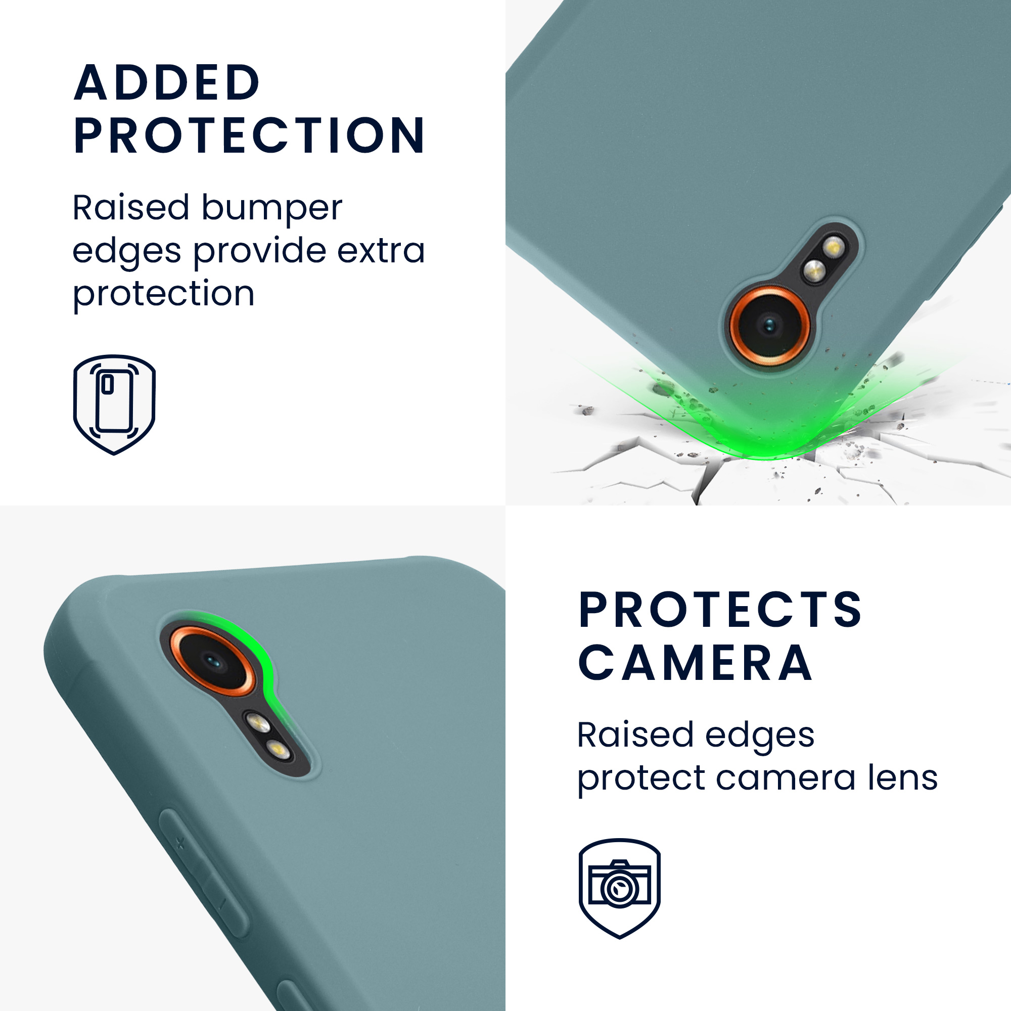 Pouzdro pro Samsung Galaxy Xcover7 kwmobile TPU - antický kámen