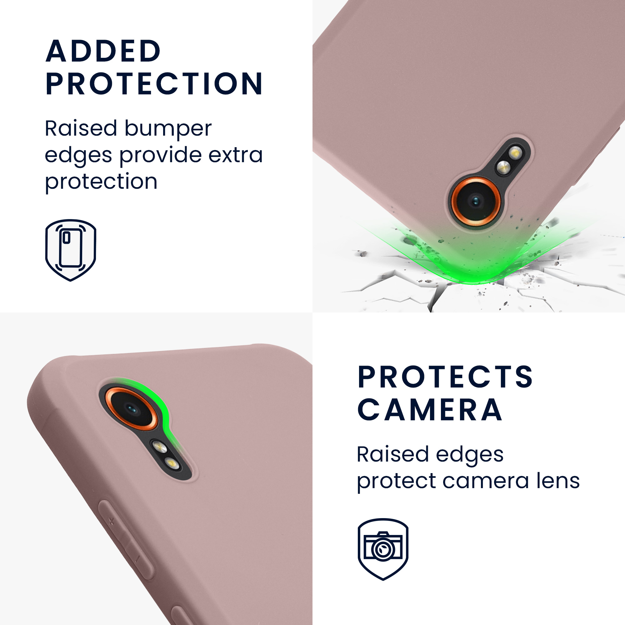 Pouzdro pro Samsung Galaxy Xcover7 kwmobile TPU - světle lila