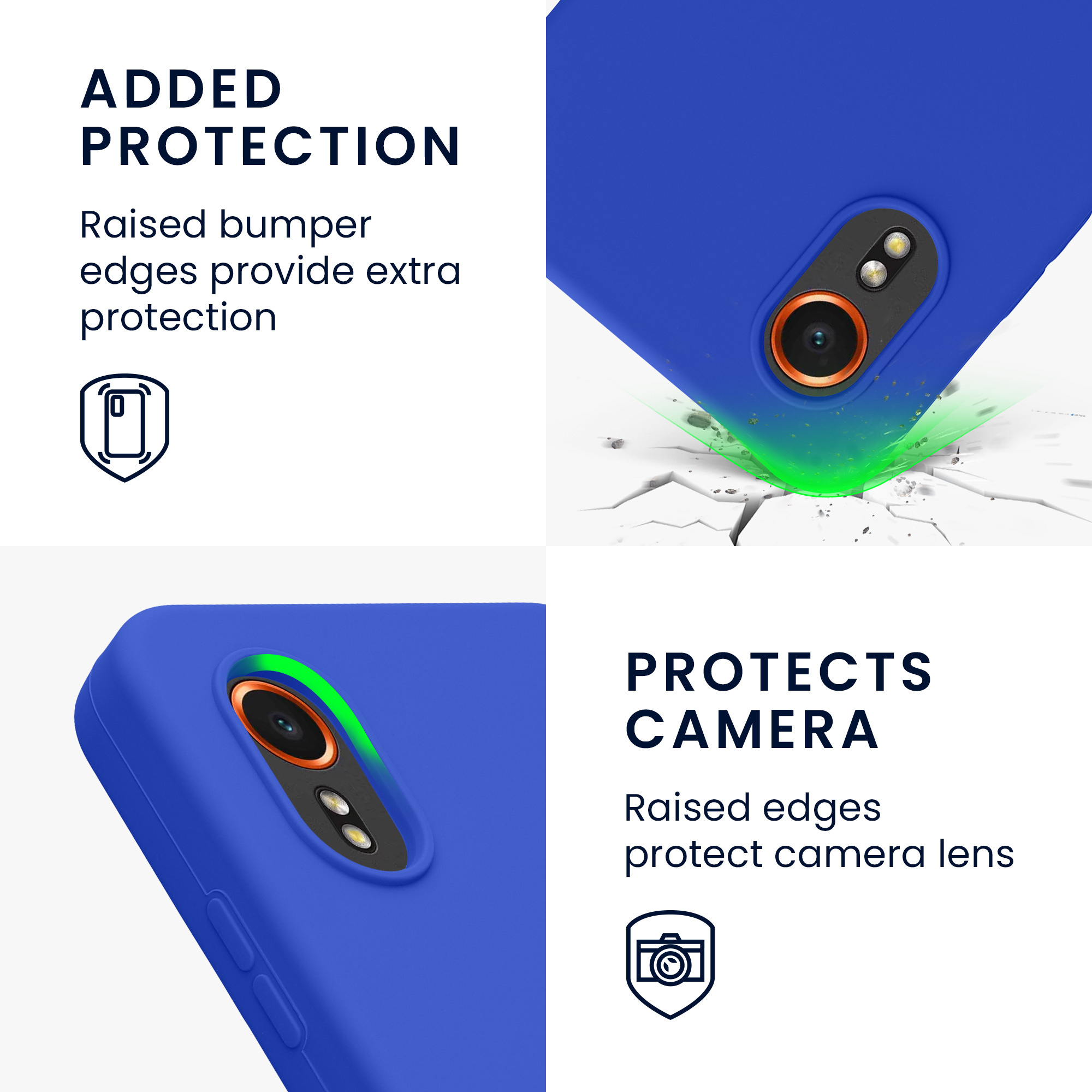 Pouzdro pro Samsung Galaxy Xcover7 kwmobile silikonové - baltská modrá