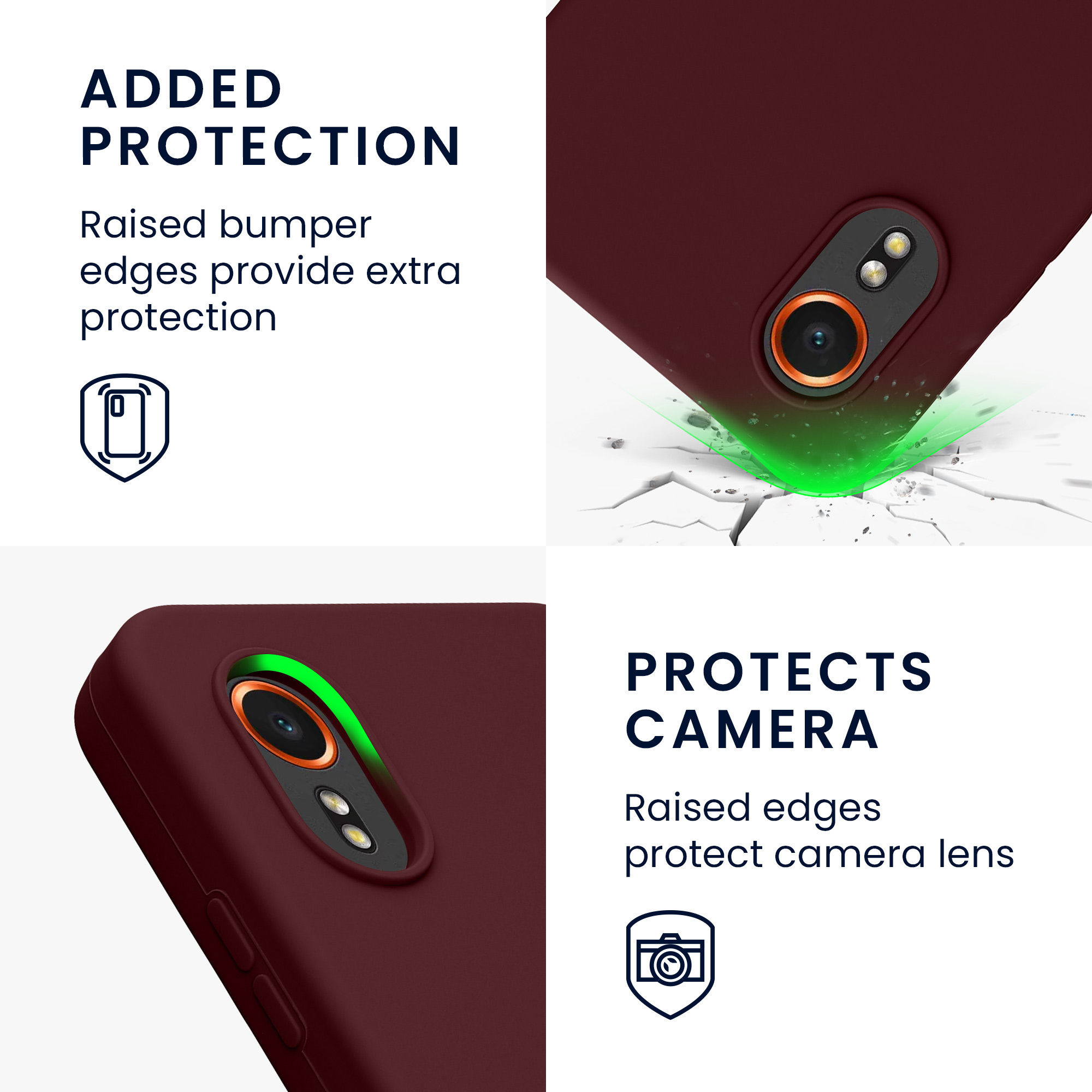 Pouzdro pro Samsung Galaxy Xcover7 kwmobile silikonové - vínově fialová