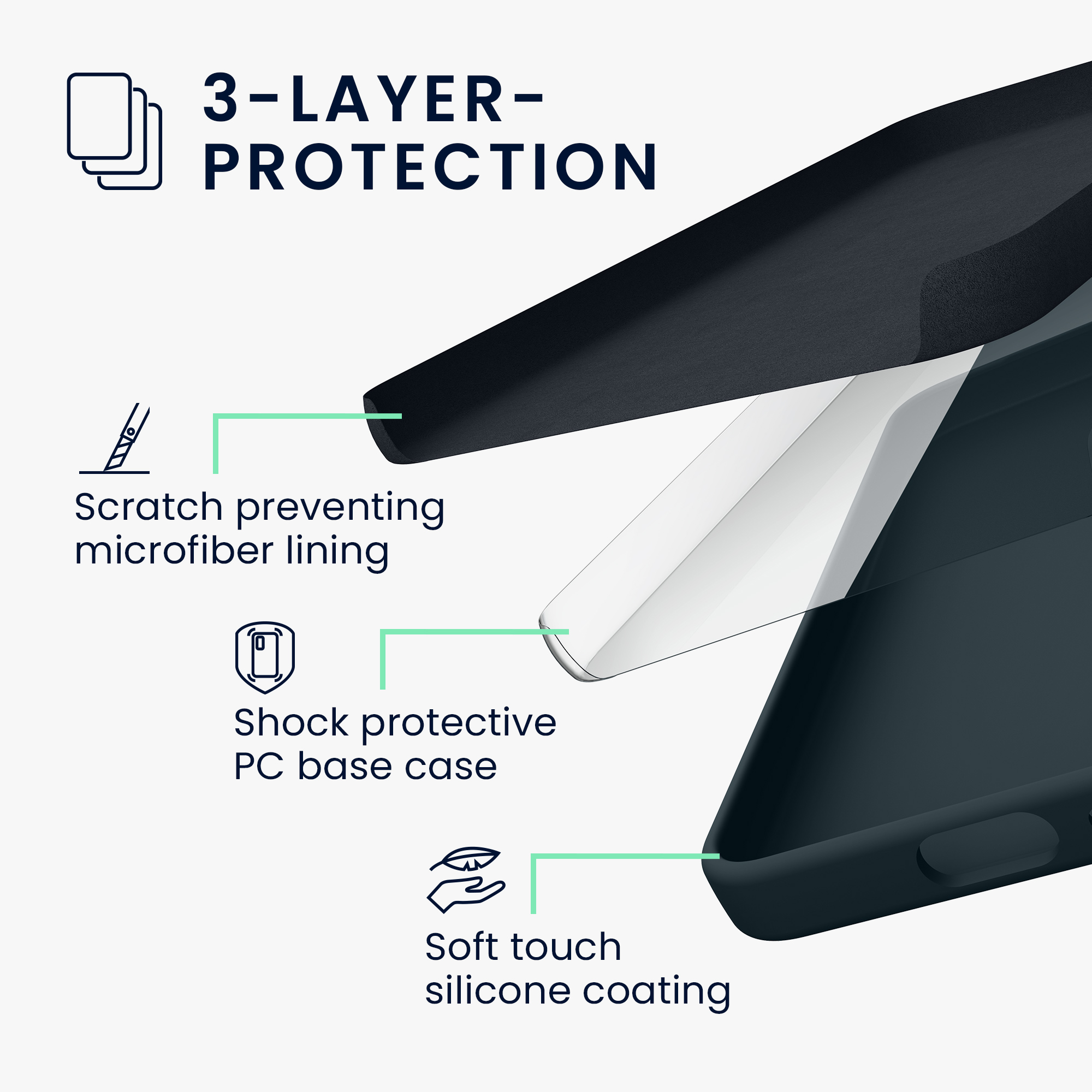 Kryt na mobil Samsung Galaxy S25 kwmobile tmavě šedá Dark Slate