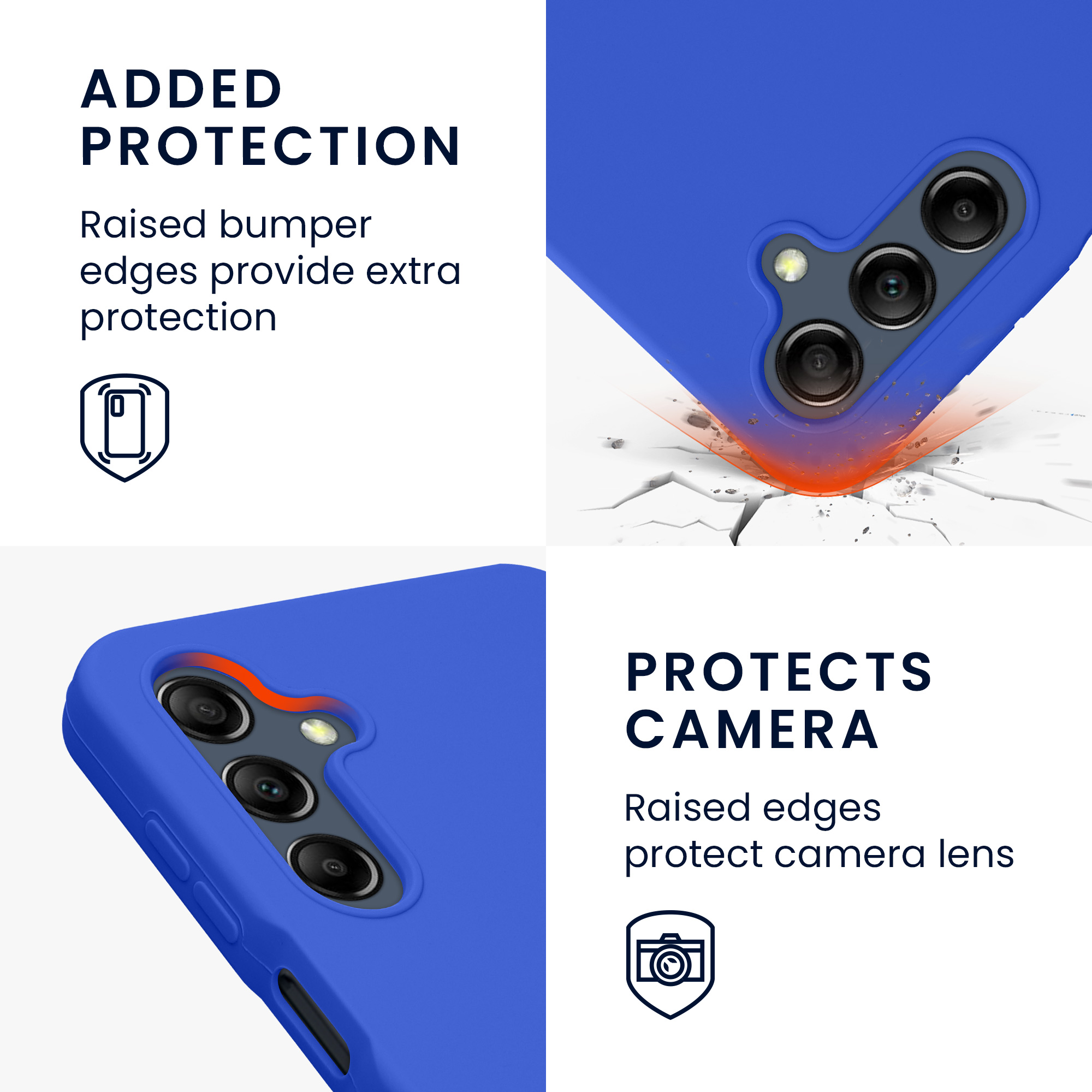 Kryt na mobil Samsung Galaxy A16 5G kwmobile TPU Baltická modrá