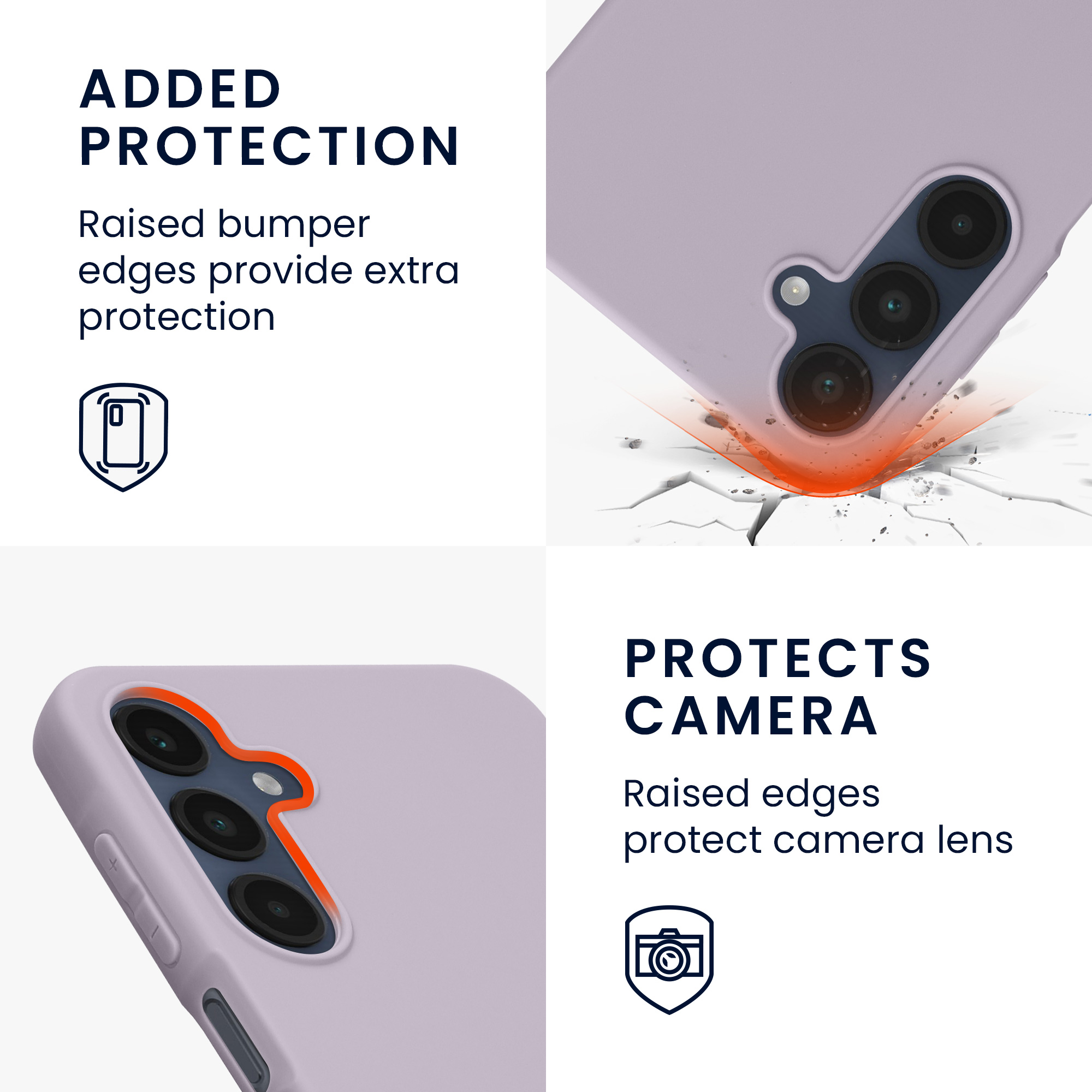 Pouzdro pro Samsung Galaxy A16 5G kwmobile TPU - levandulová