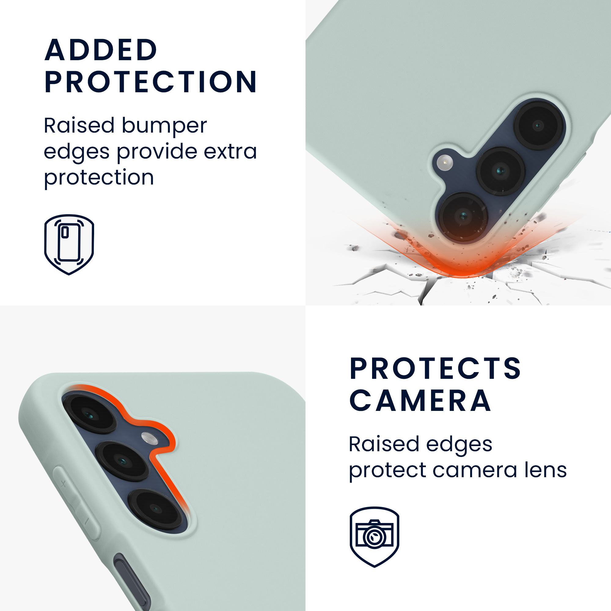 Pouzdro pro Samsung Galaxy A16 5G kwmobile TPU - světle mátová