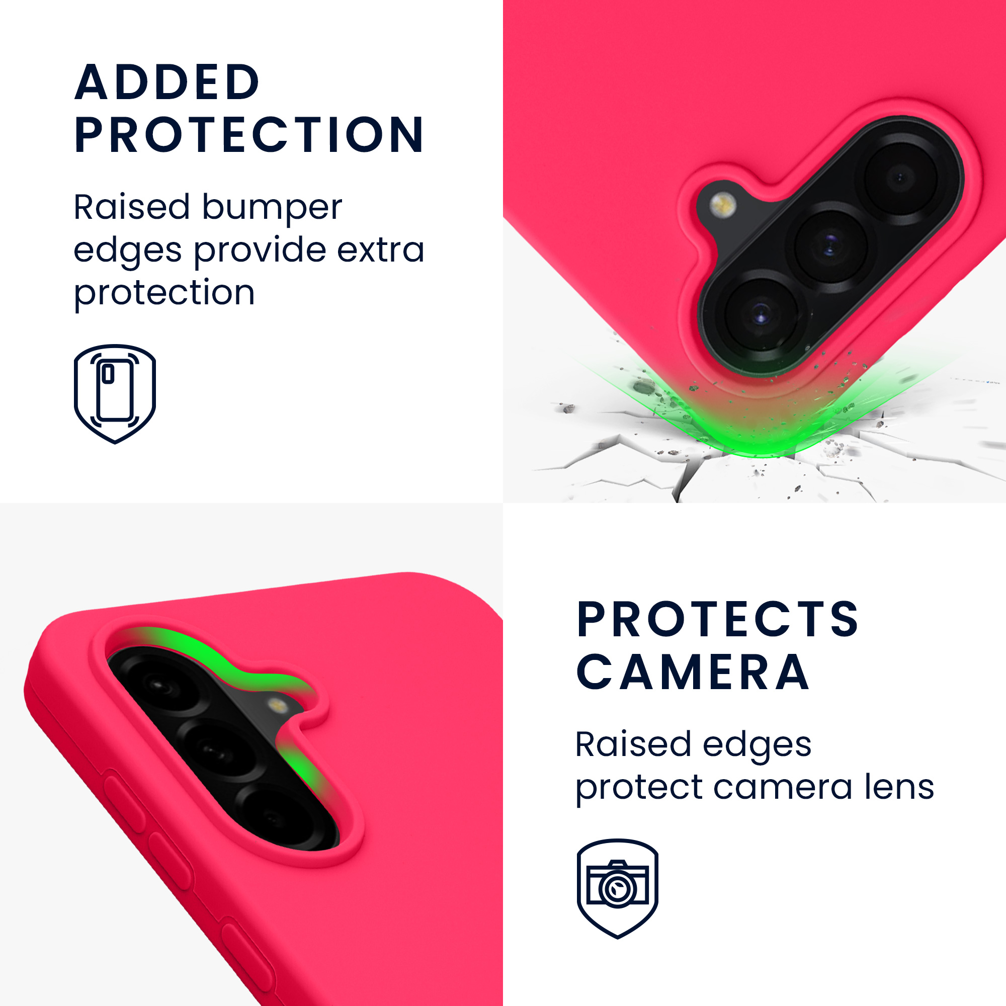 Kryt na mobil Samsung Galaxy A56 5G kwmobile TPU Neonová růžová