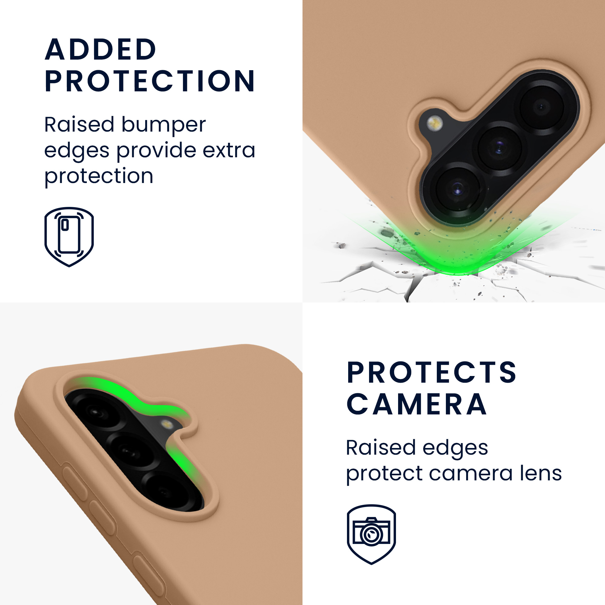 Kryt na mobil Samsung Galaxy A56 5G kwmobile TPU Cappuccino