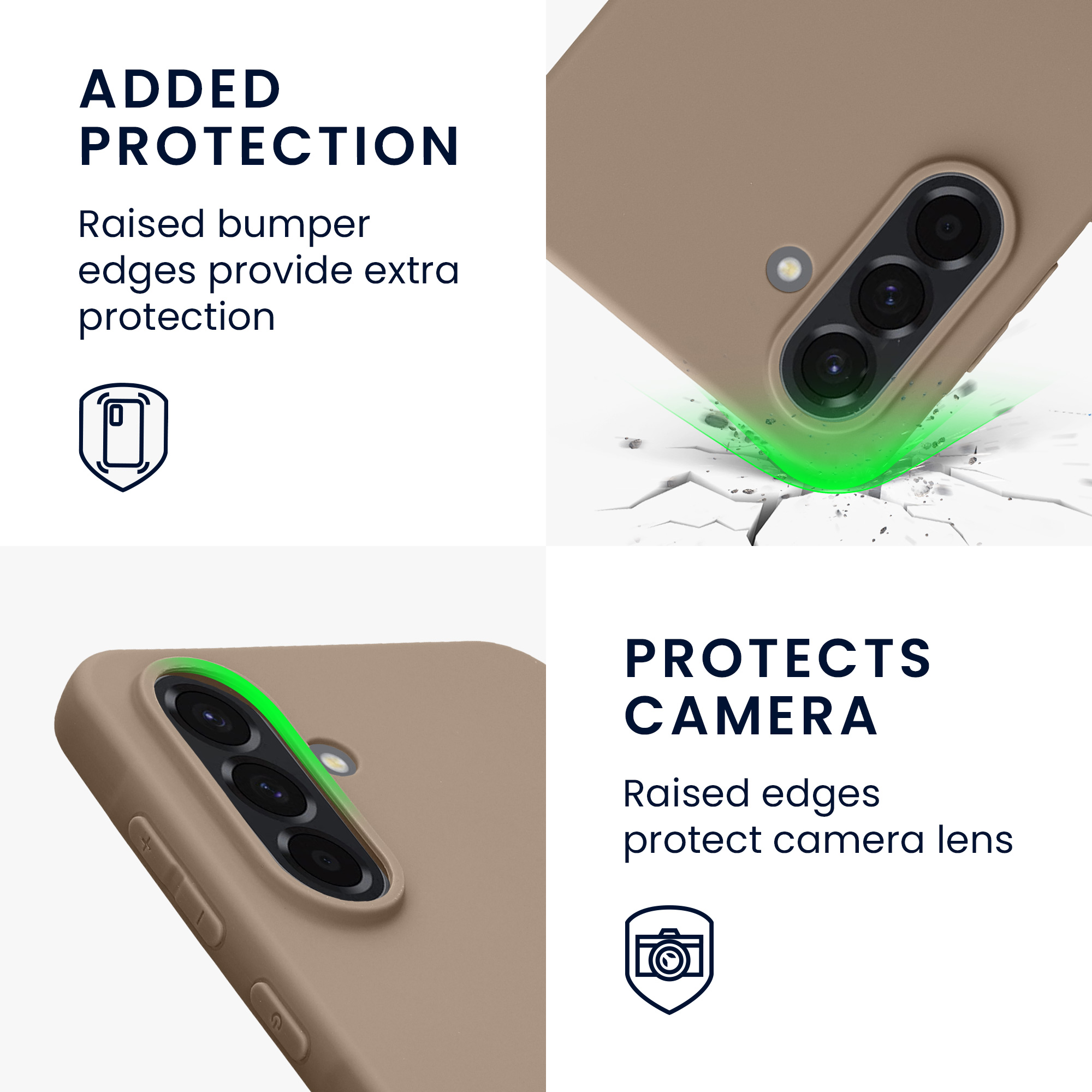 Kryt na mobil Samsung Galaxy A56 5G kwmobile TPU Matná krémová