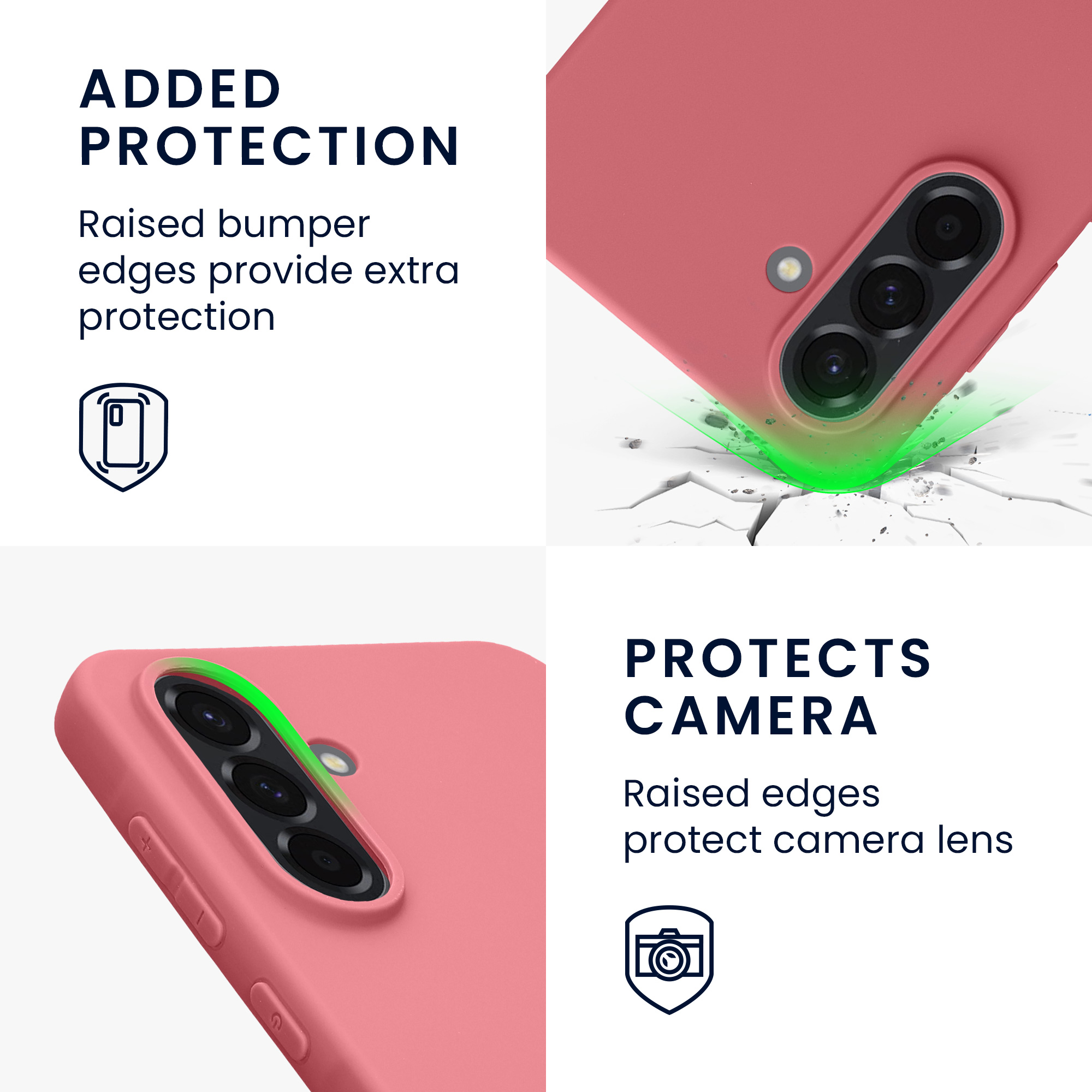 Pouzdro pro Samsung Galaxy A56 5G kwmobile TPU - tmavě starorůžová