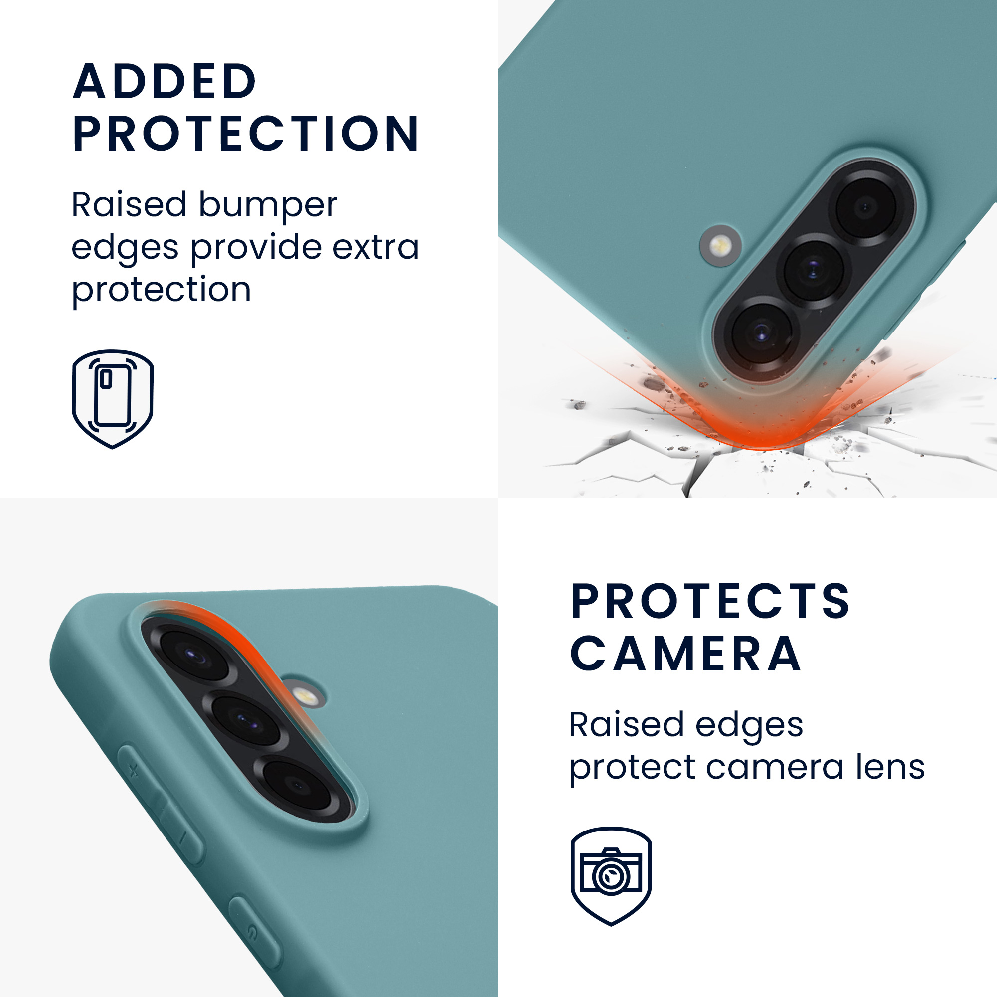 Kryt na mobil Samsung Galaxy A56 5G kwmobile TPU Arktická noc