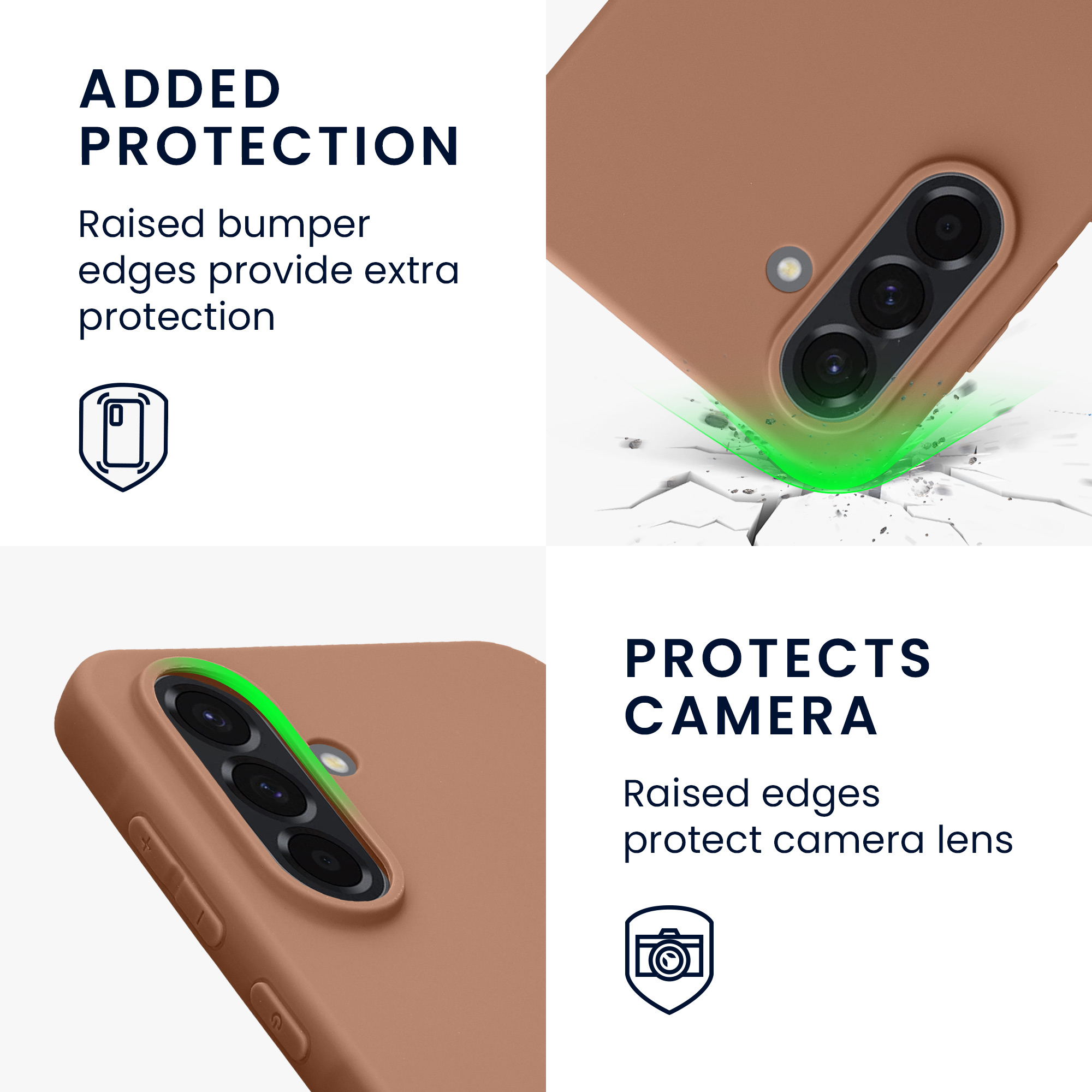 Kryt na mobil Samsung Galaxy A56 5G kwmobile TPU Cappuccino