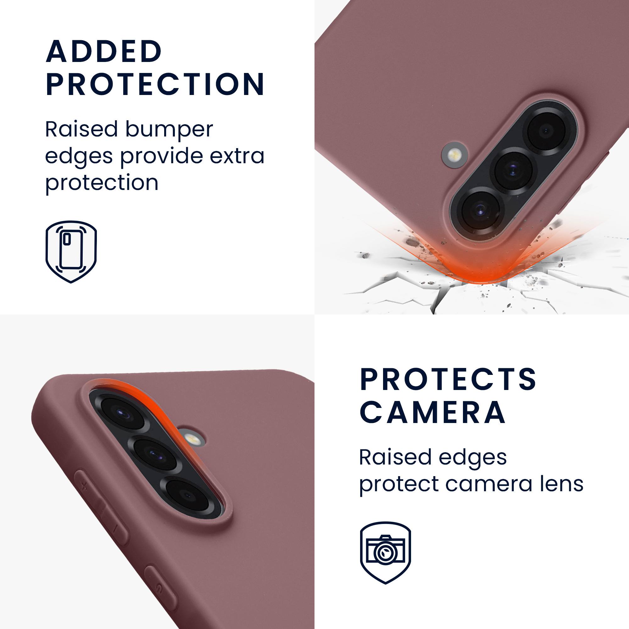 Pouzdro pro Samsung Galaxy A56 5G kwmobile TPU - hroznová fialová