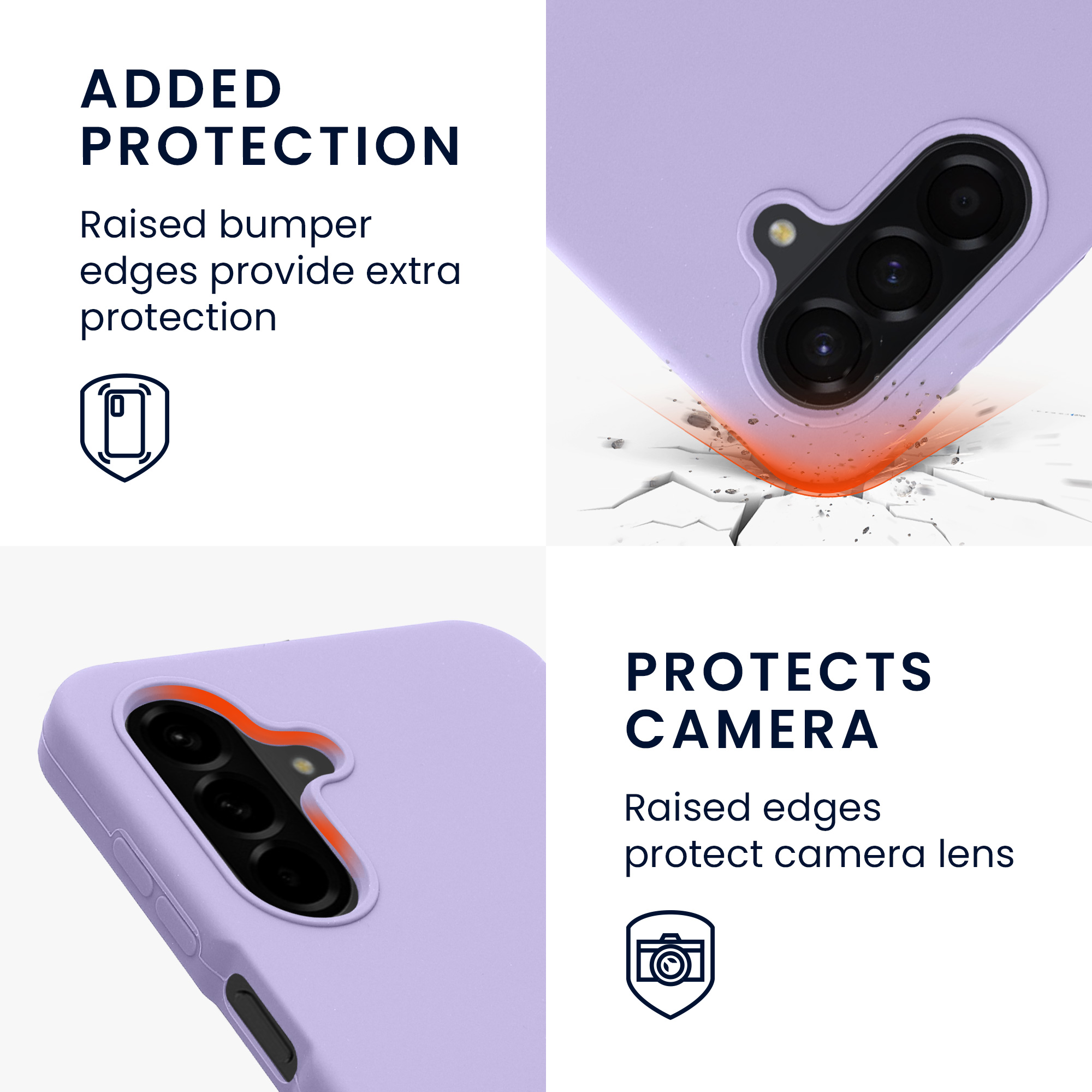 Kryt na mobil Samsung Galaxy A26 5G kwmobile TPU Levandulová