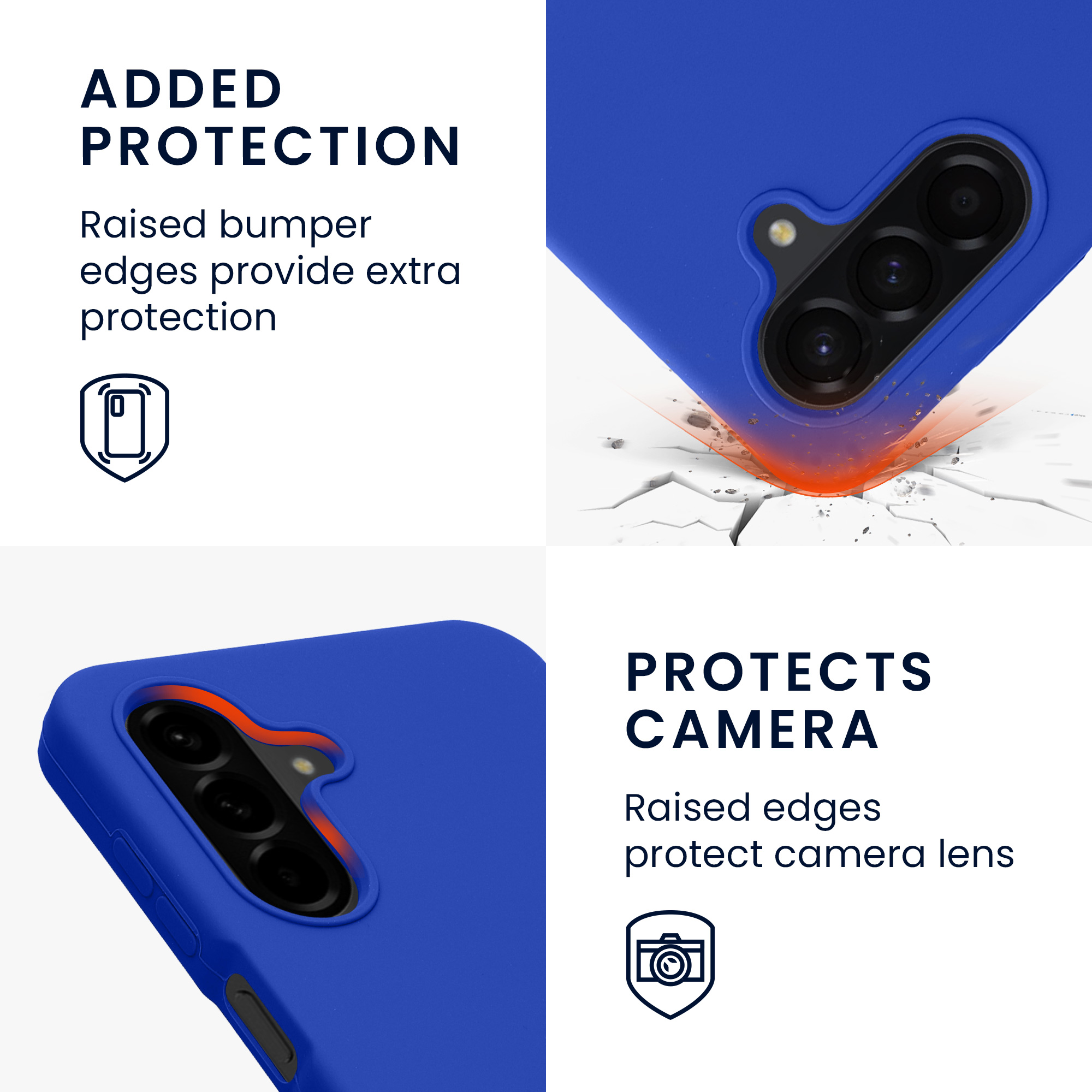 Kryt na mobil Samsung Galaxy A26 5G kwmobile TPU Baltická modrá
