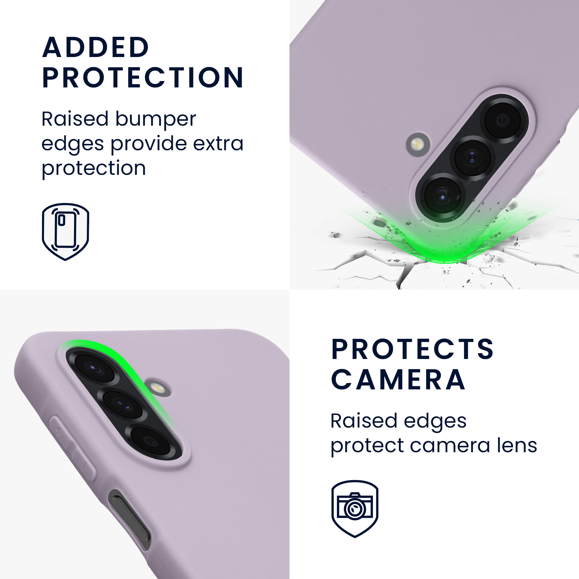 Kryt na mobil Samsung Galaxy A26 5G kwmobile TPU Levandulová